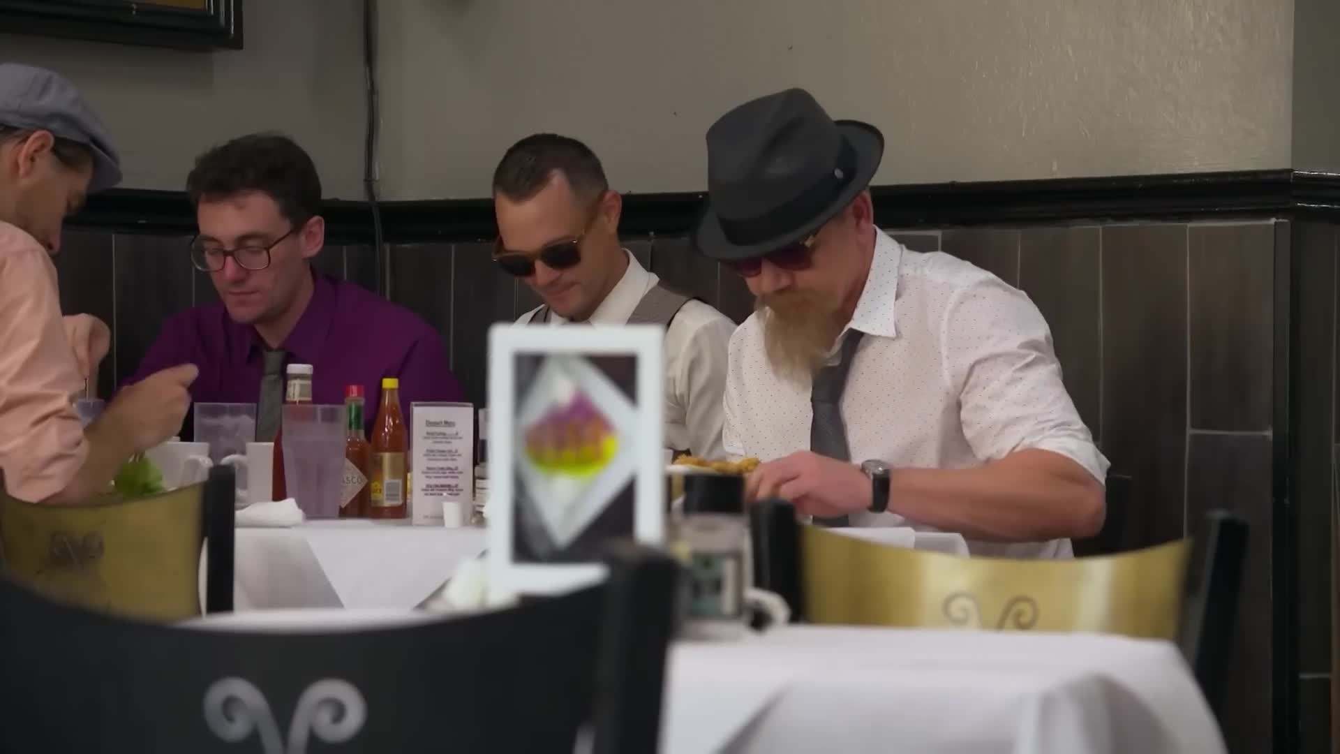 Gordon Ramsay in disguise as a janitor