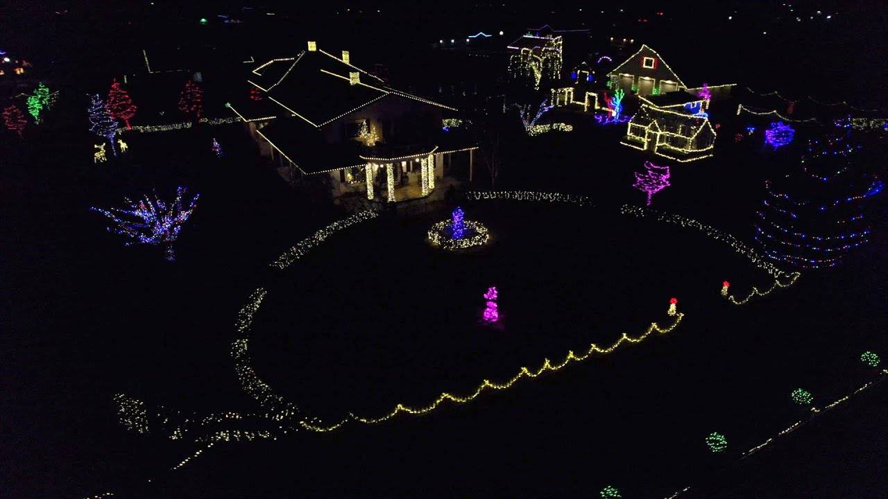 Putting Lights on the Hartley Greenhouse + Christmas Light Tour!!!