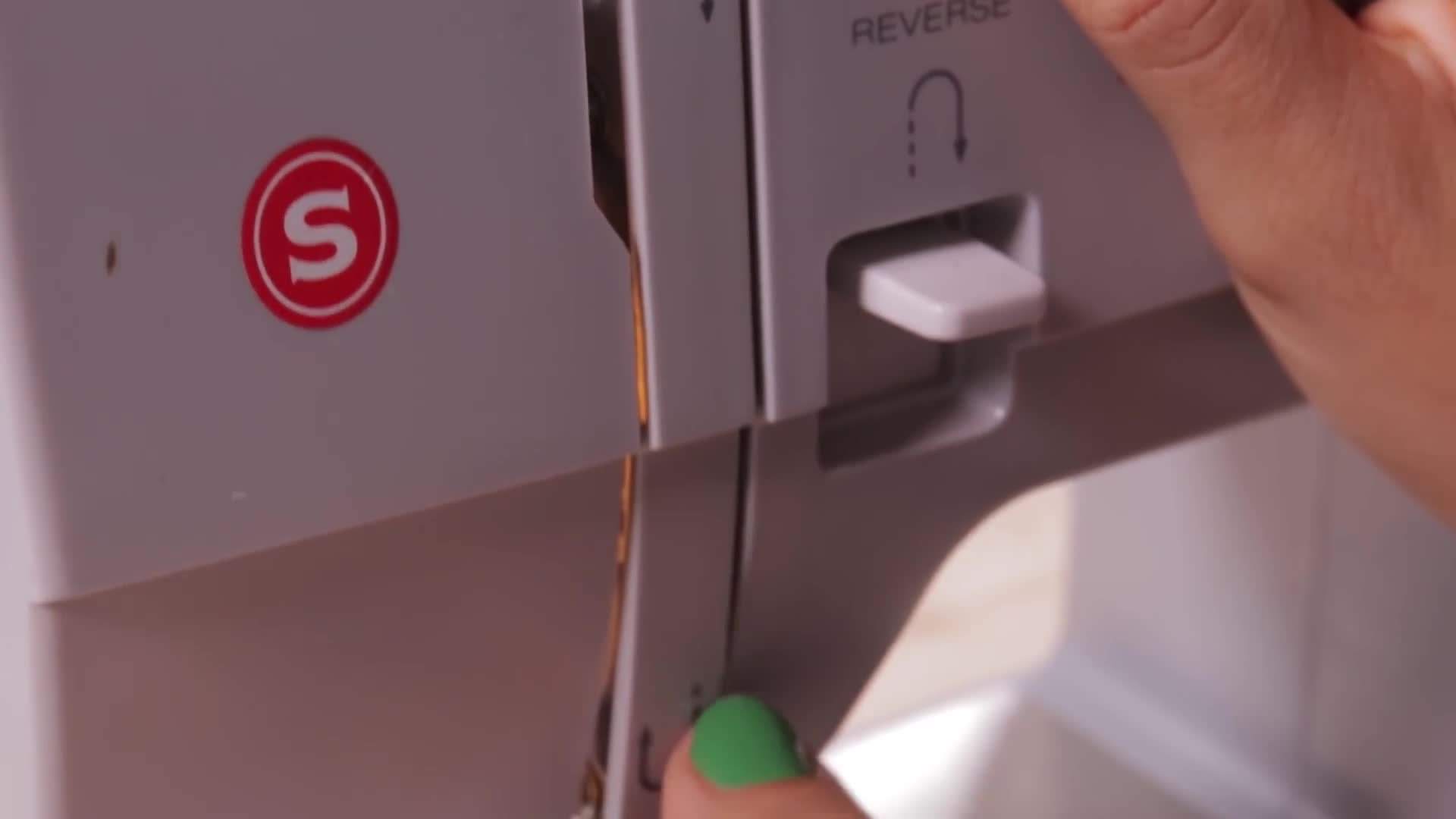 Sewing machine illustration