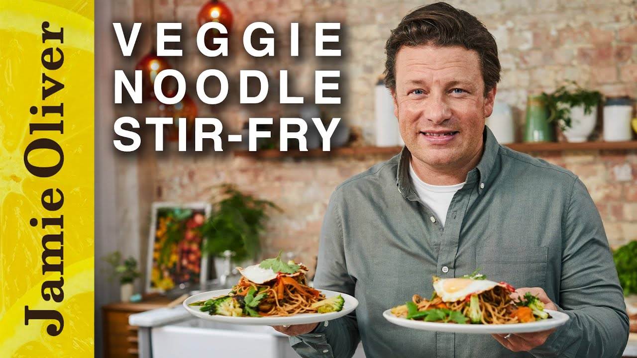 Jamie Oliver Shares His Crisp and Crunchy Veggie Noodle Stir Fry Recipe