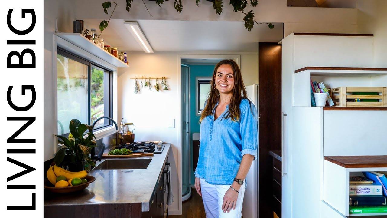 Young Woman's Beautiful Tiny House: A Dream First Home