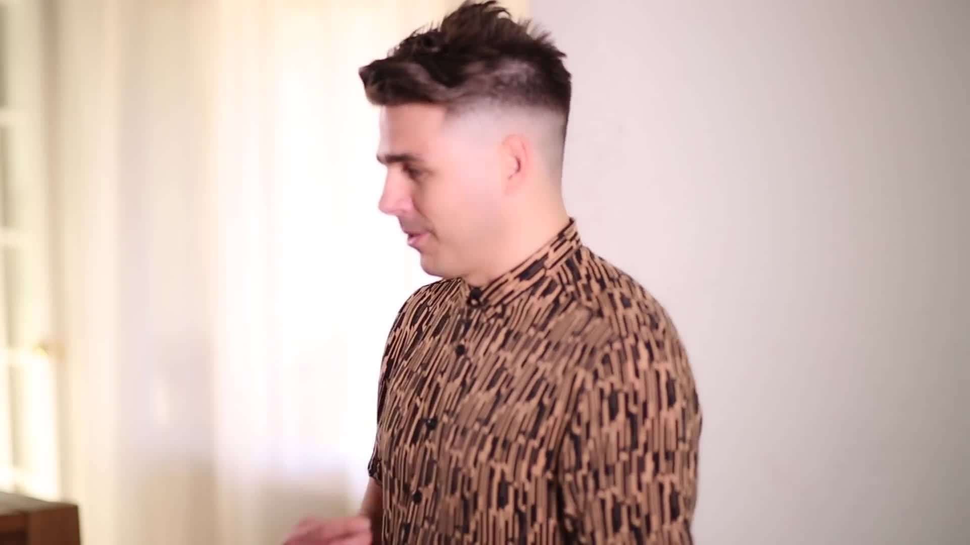 Beautiful tropical palms adding a touch of paradise to our backyard