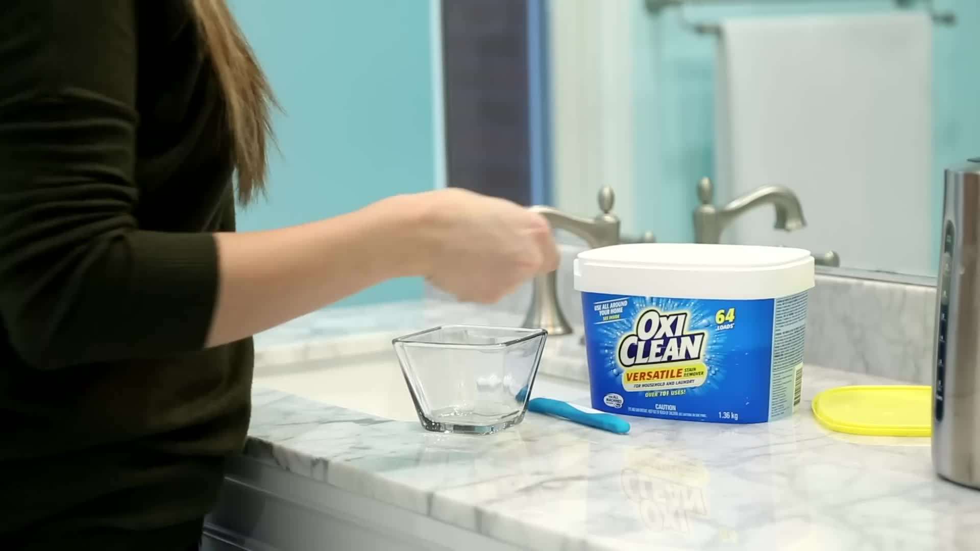 Make Your Bathroom Tiles Shine with OxiClean