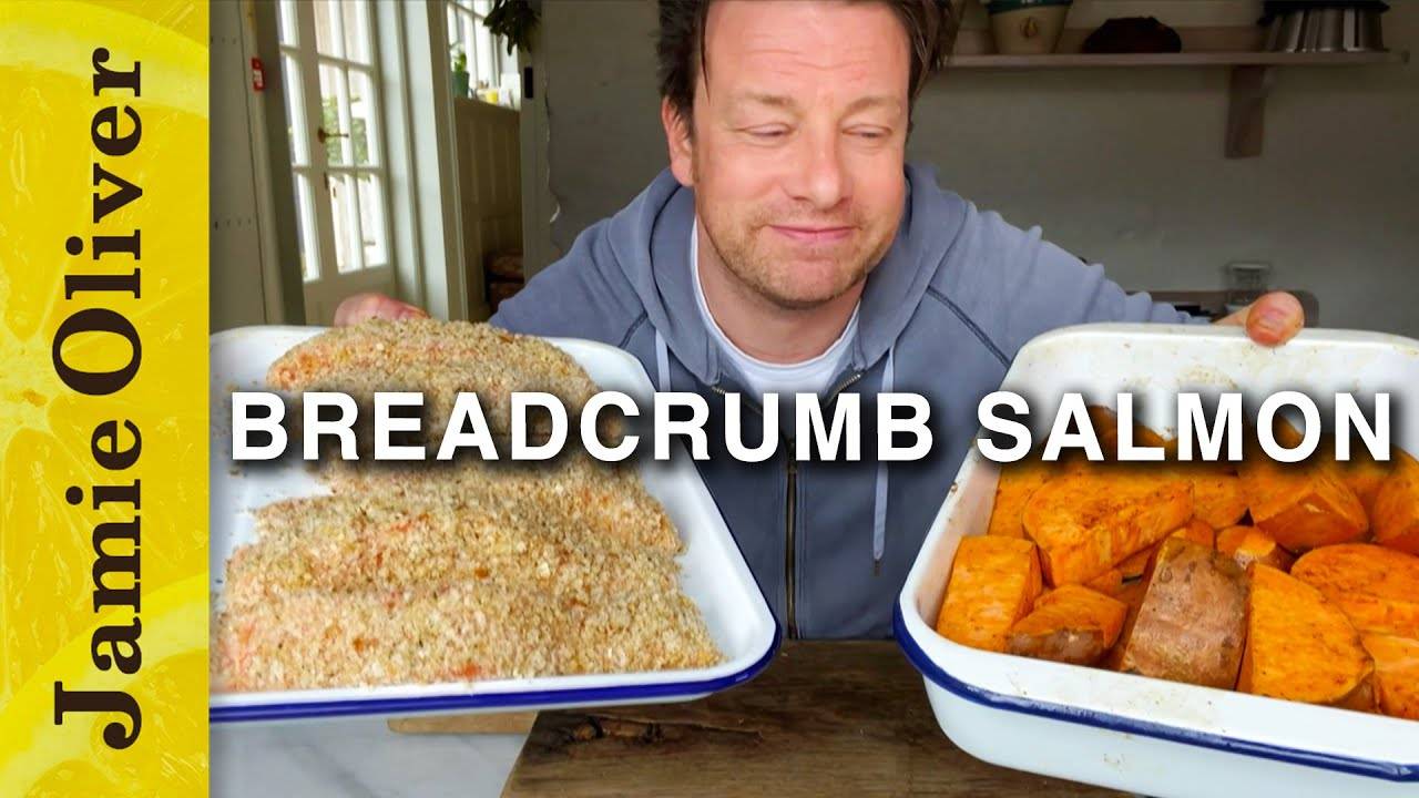 Upgrade Your Salmon Dinner with Golden Breadcrumb Coating | Jamie Oliver