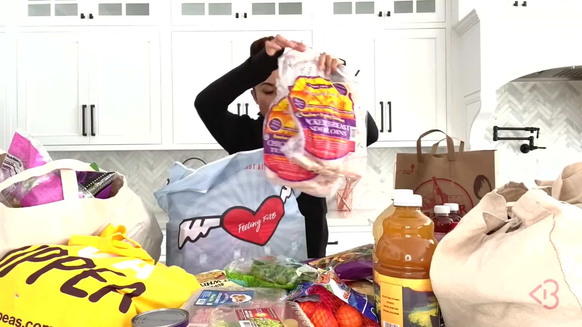 Whole grain options, low sodium canned goods