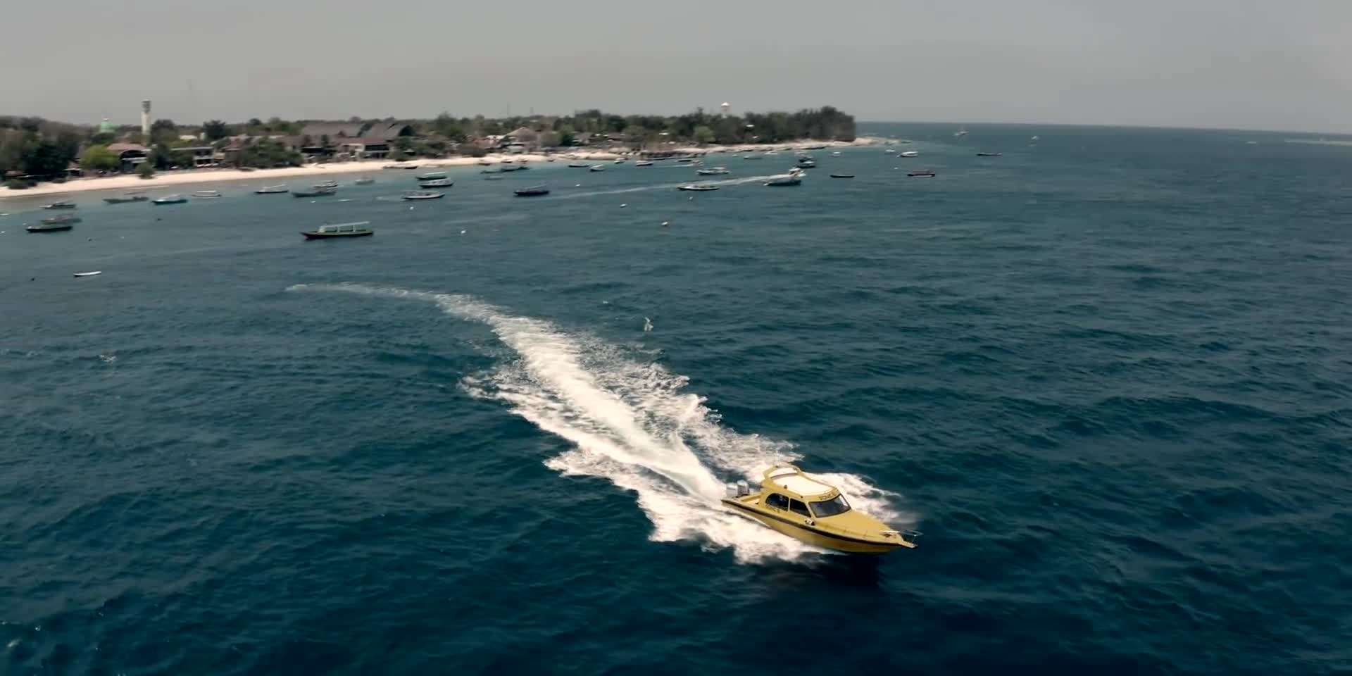 Breathtaking sunrise at Bali's famous Tanah Lot Temple