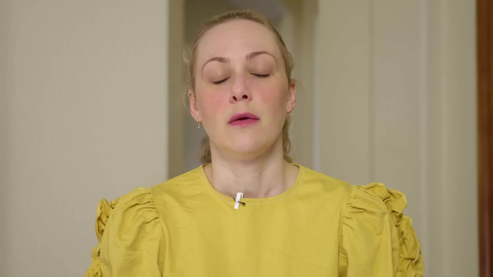 Image of a person practicing self-care