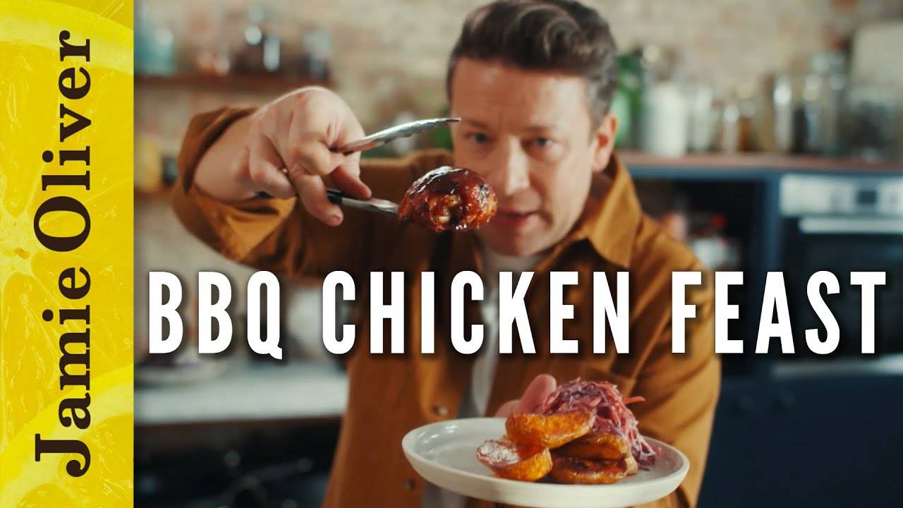 The Ultimate BBQ Chicken Feast: Jamie Oliver's £1 Wonders
