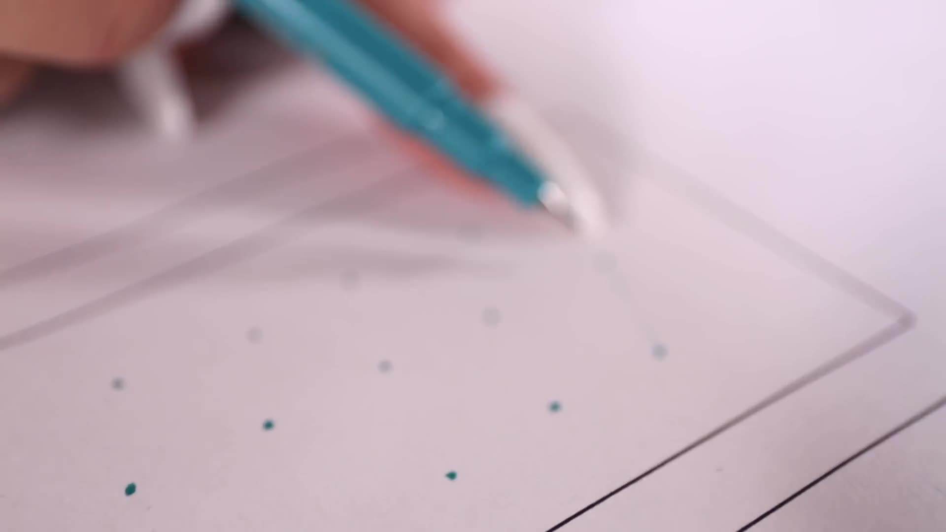 A close-up shot of the tufting needle and thread