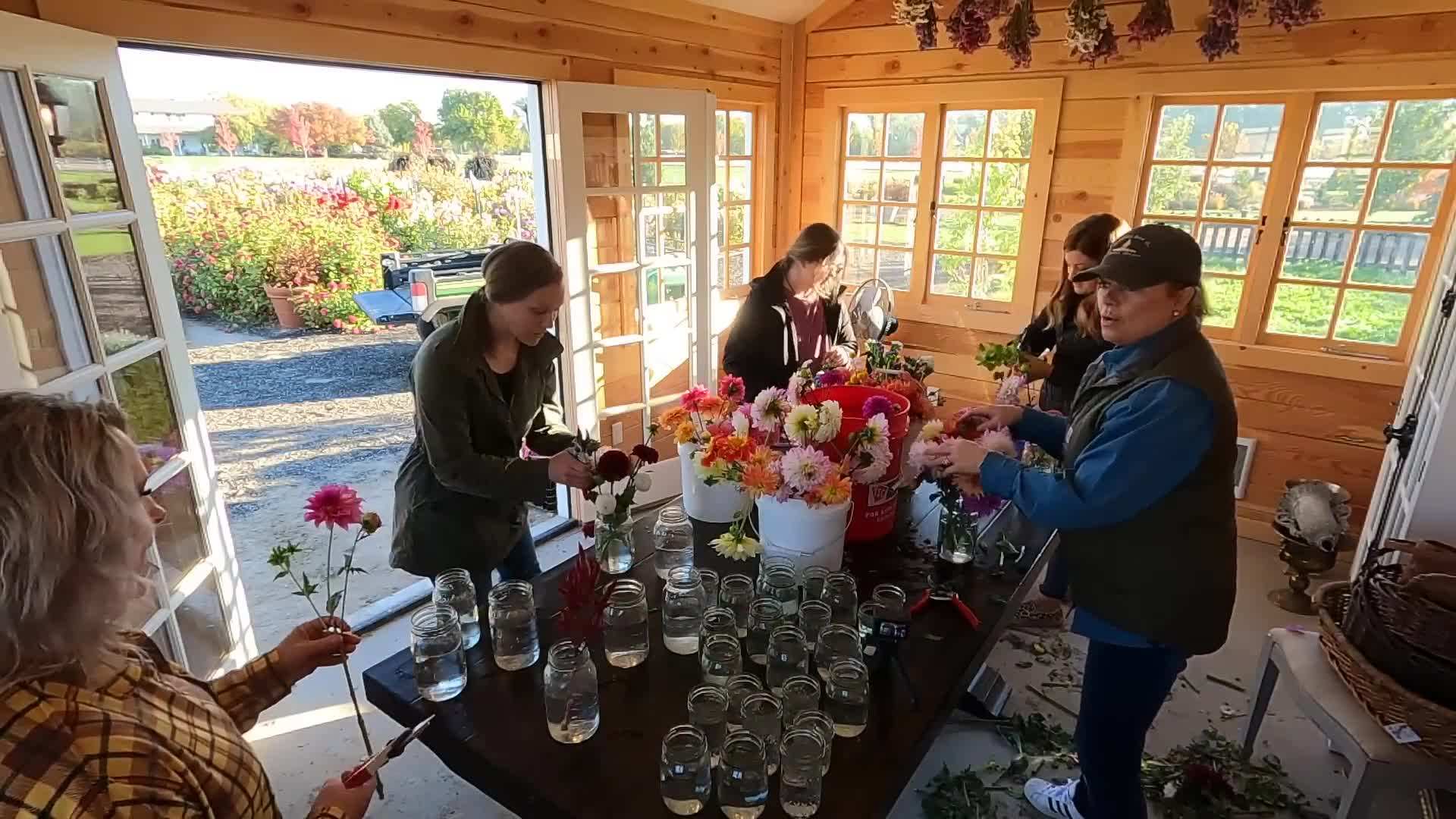 Colorful Bouquets for the Community