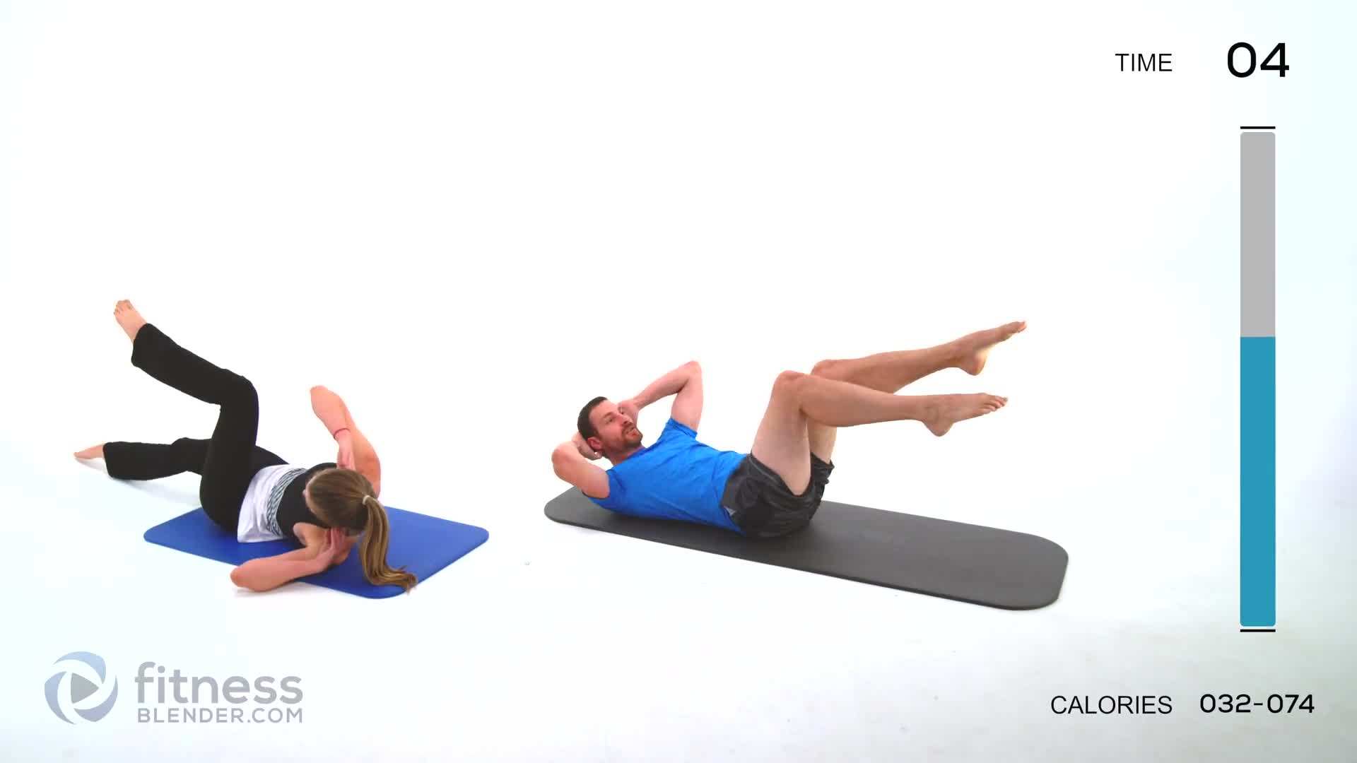 Daniel demonstrating leg raises