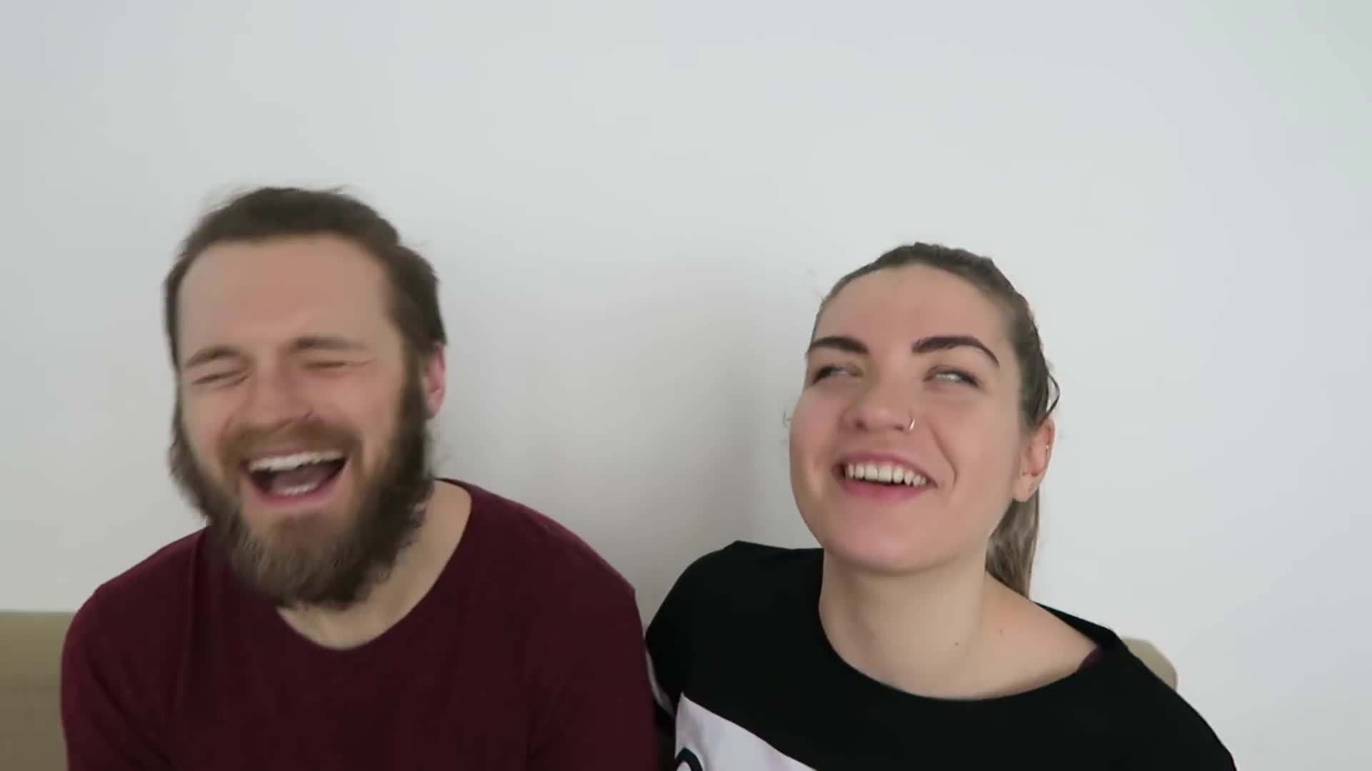 Practicing our Hungarian lines with Zsuzsi