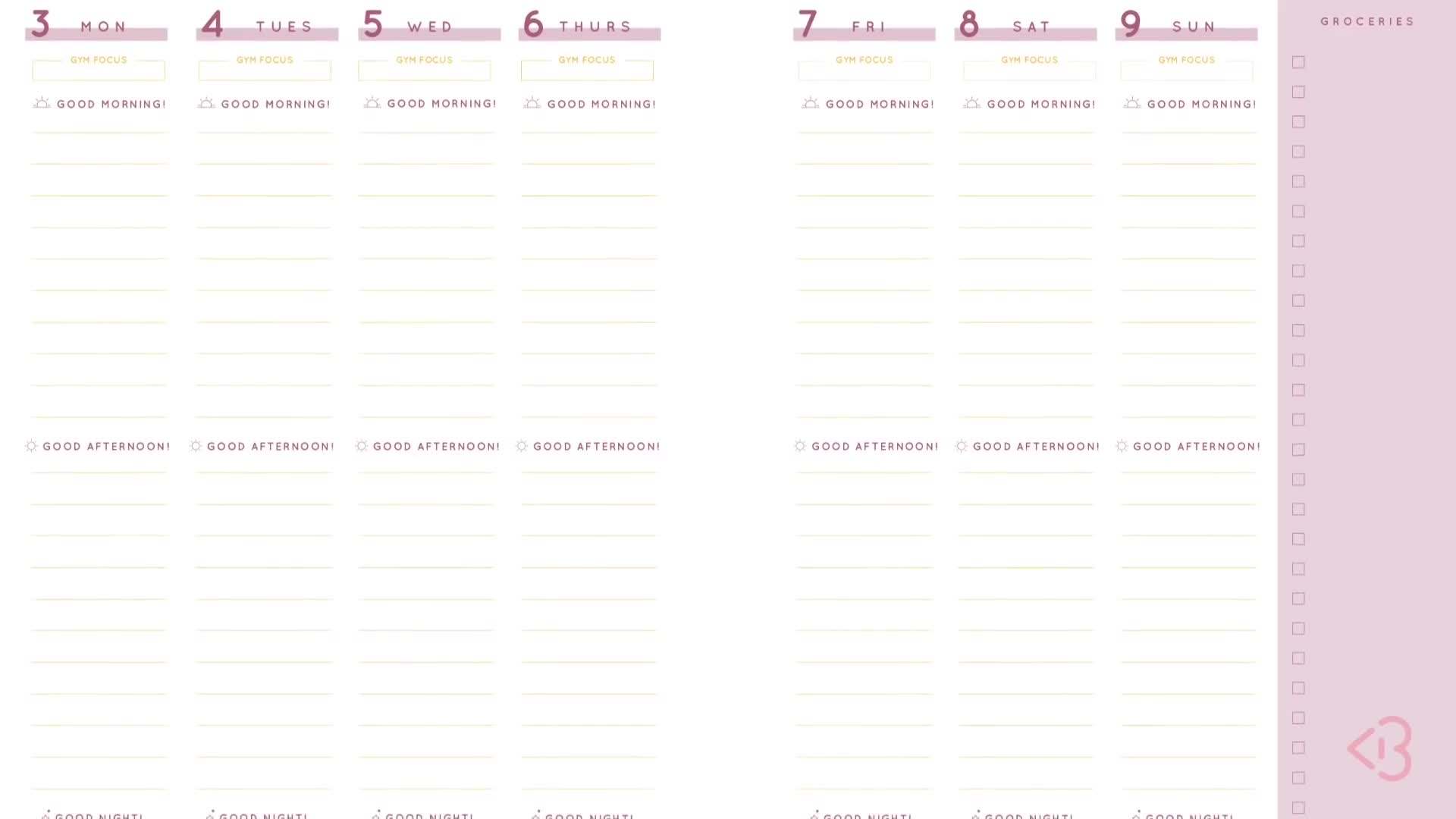 Scheduling workouts at a consistent time each day