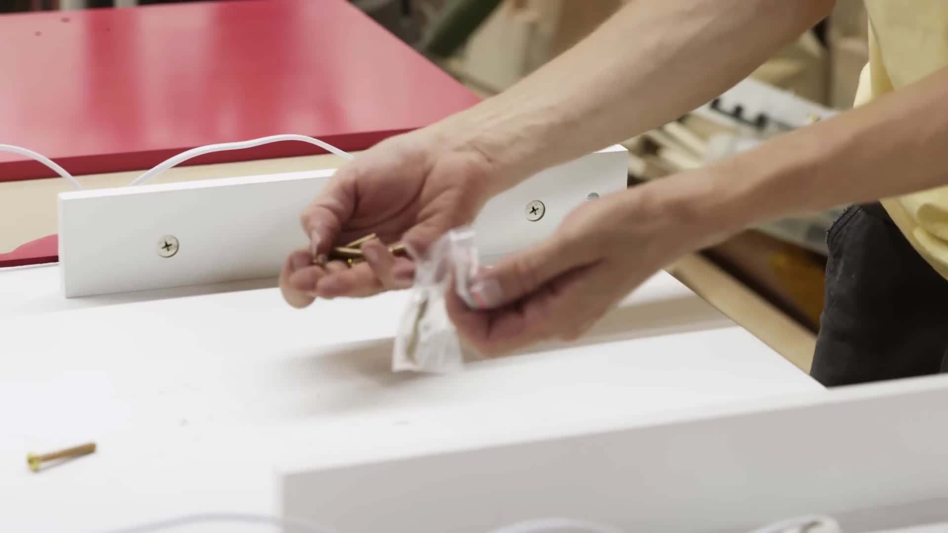 Full view of Michael's bohemian vanity