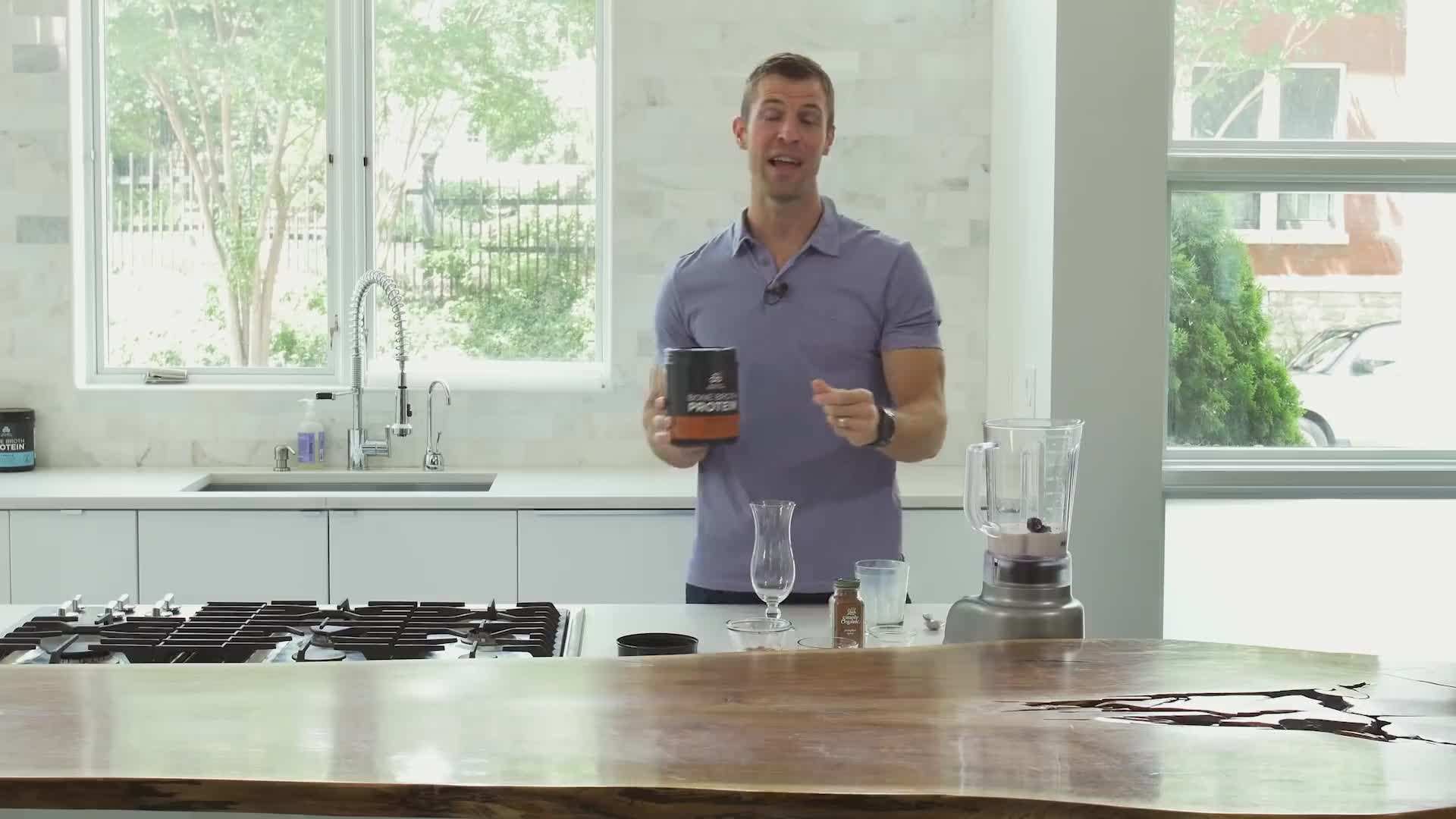 The vibrant colors of the fruits and vegetables in this smoothie indicate their high nutritional content.