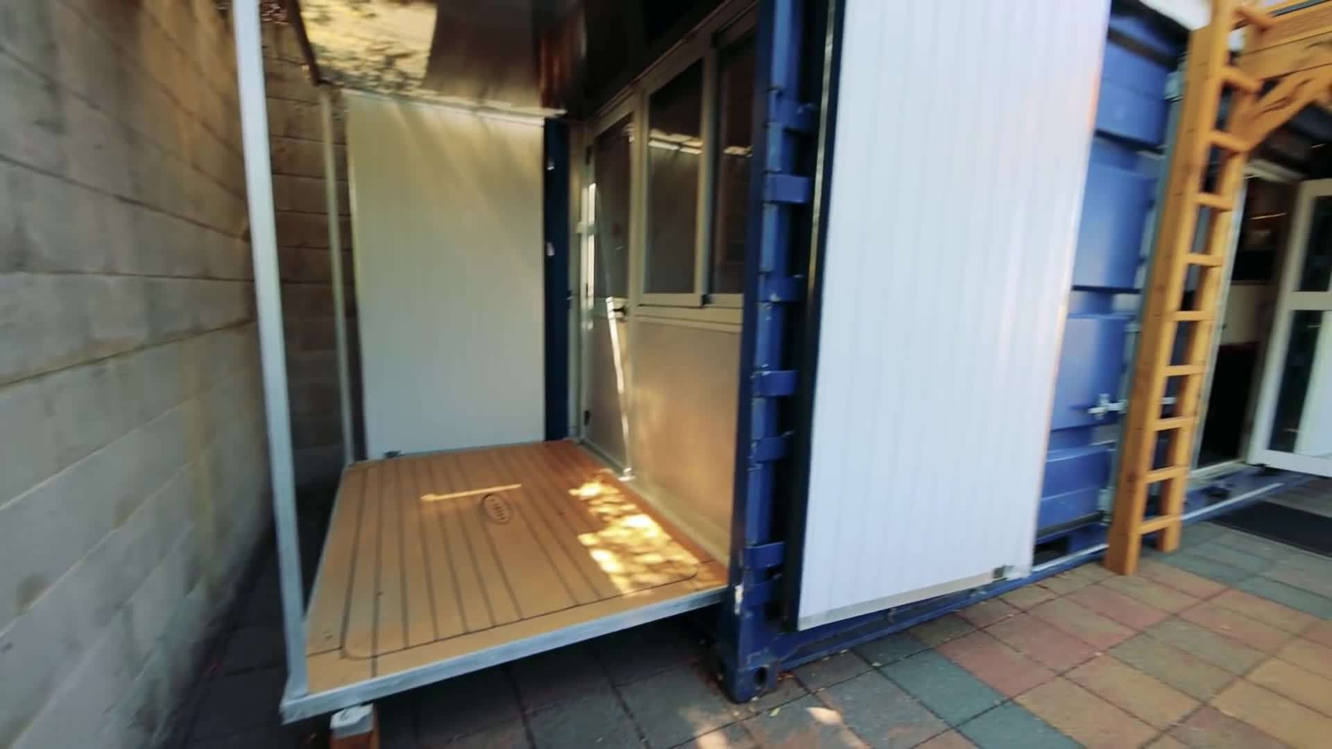 Solar panels on the roof