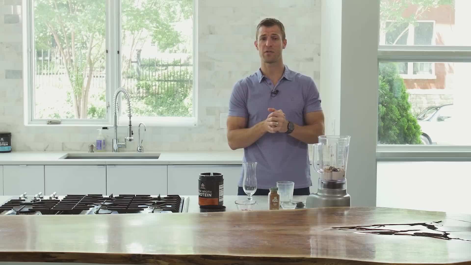 Adding a handful of leafy greens to your smoothie provides an extra dose of vitamins and minerals.