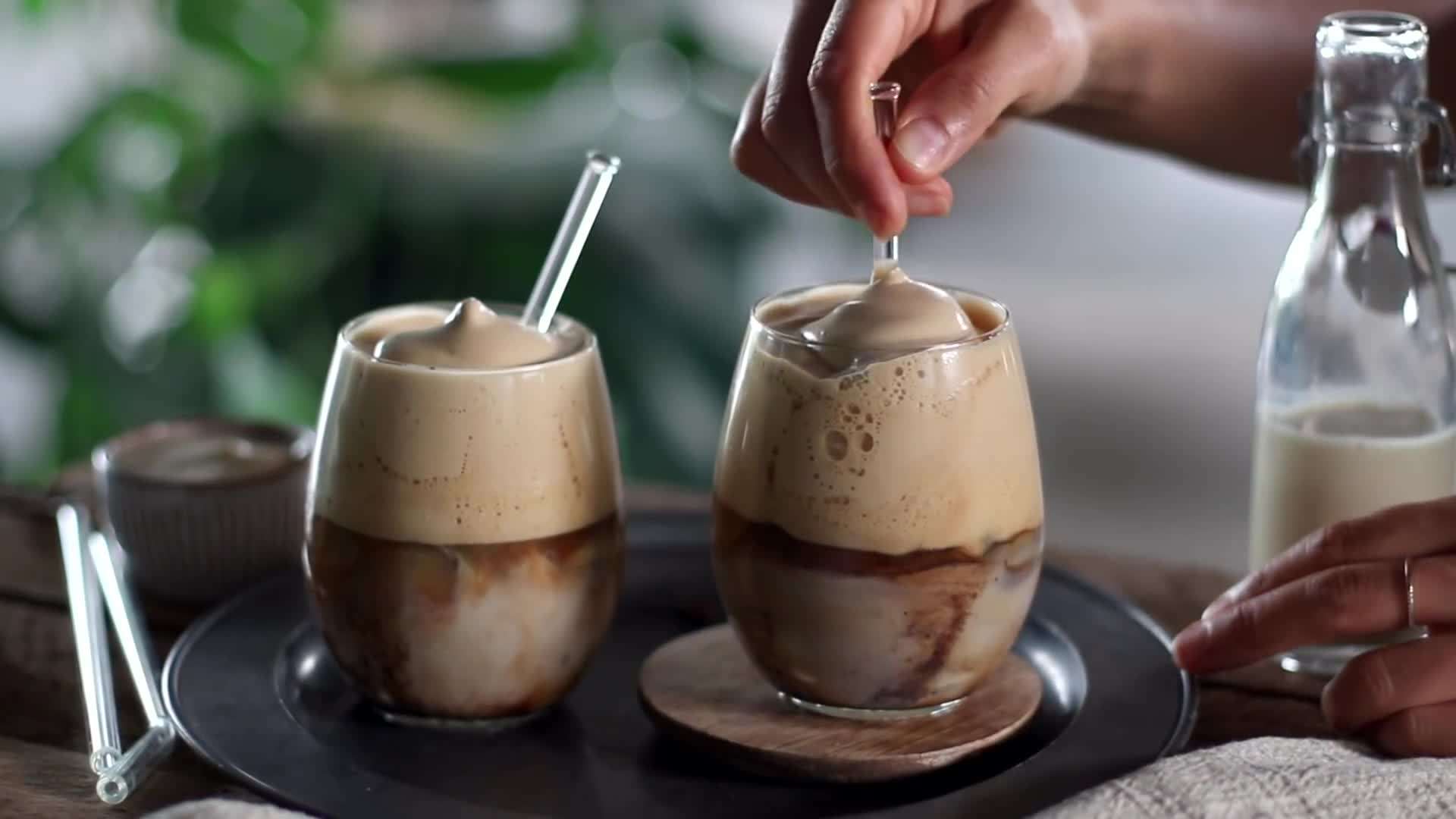 Indulging in a Mocha Almond Iced Coffee