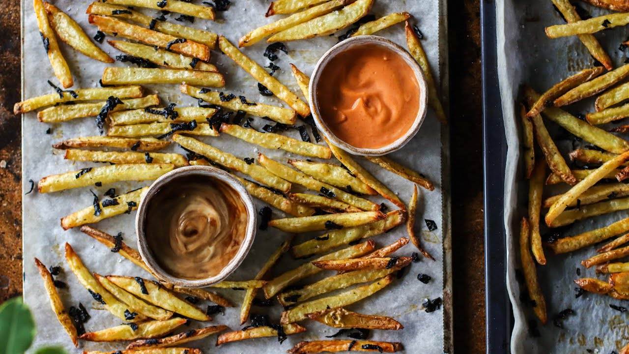 Crispy French Fries: 4 Recipes + Dips + Oven-Baked