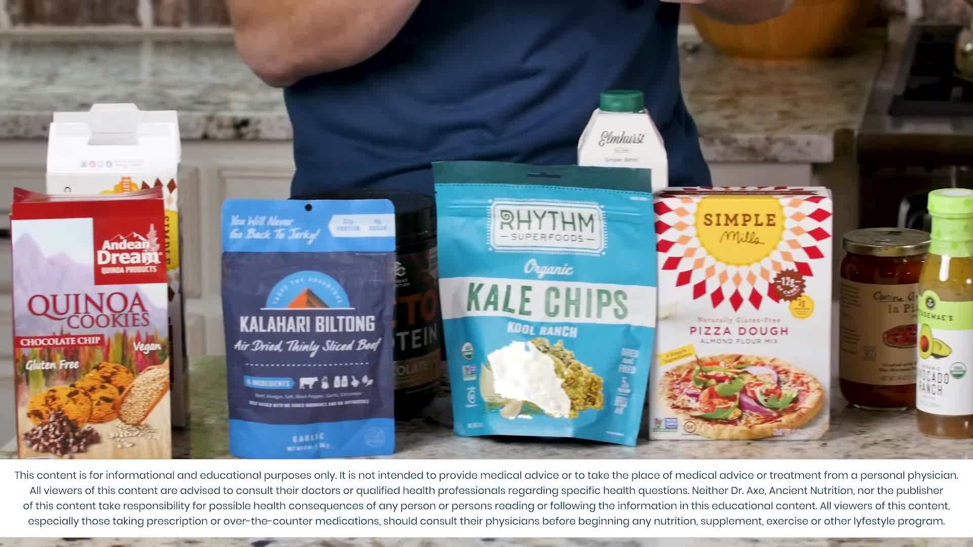 An example nutrition label