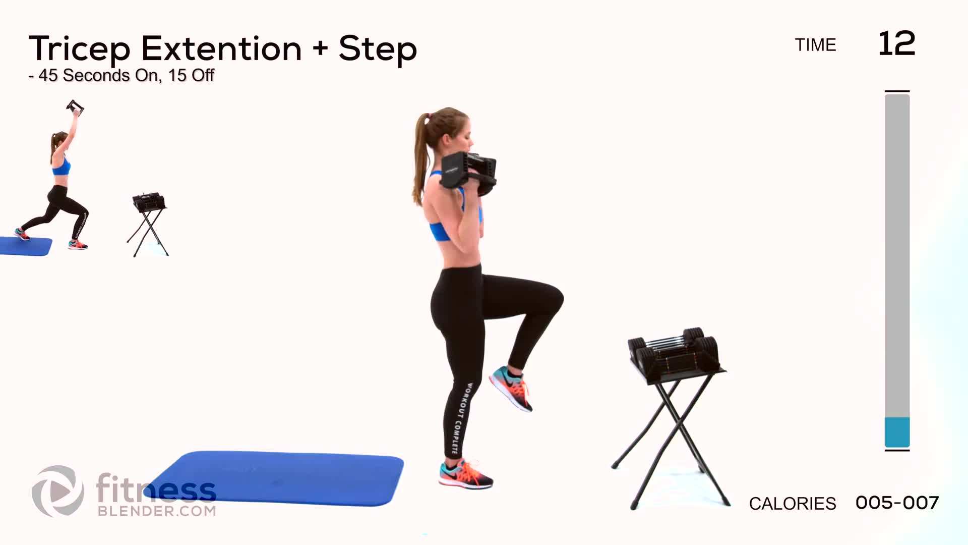 Illustration of a person performing bicep curls