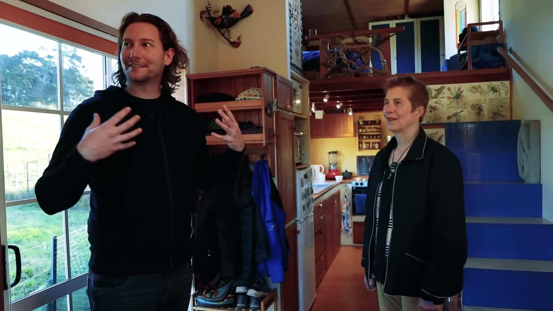 Interior of the cozy sleeping loft