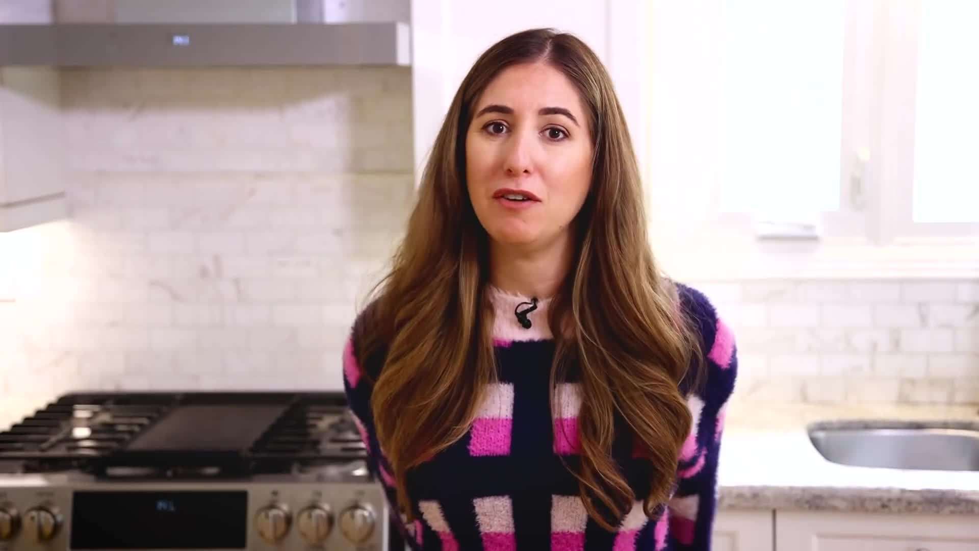 Scrubbing the racks with a brush