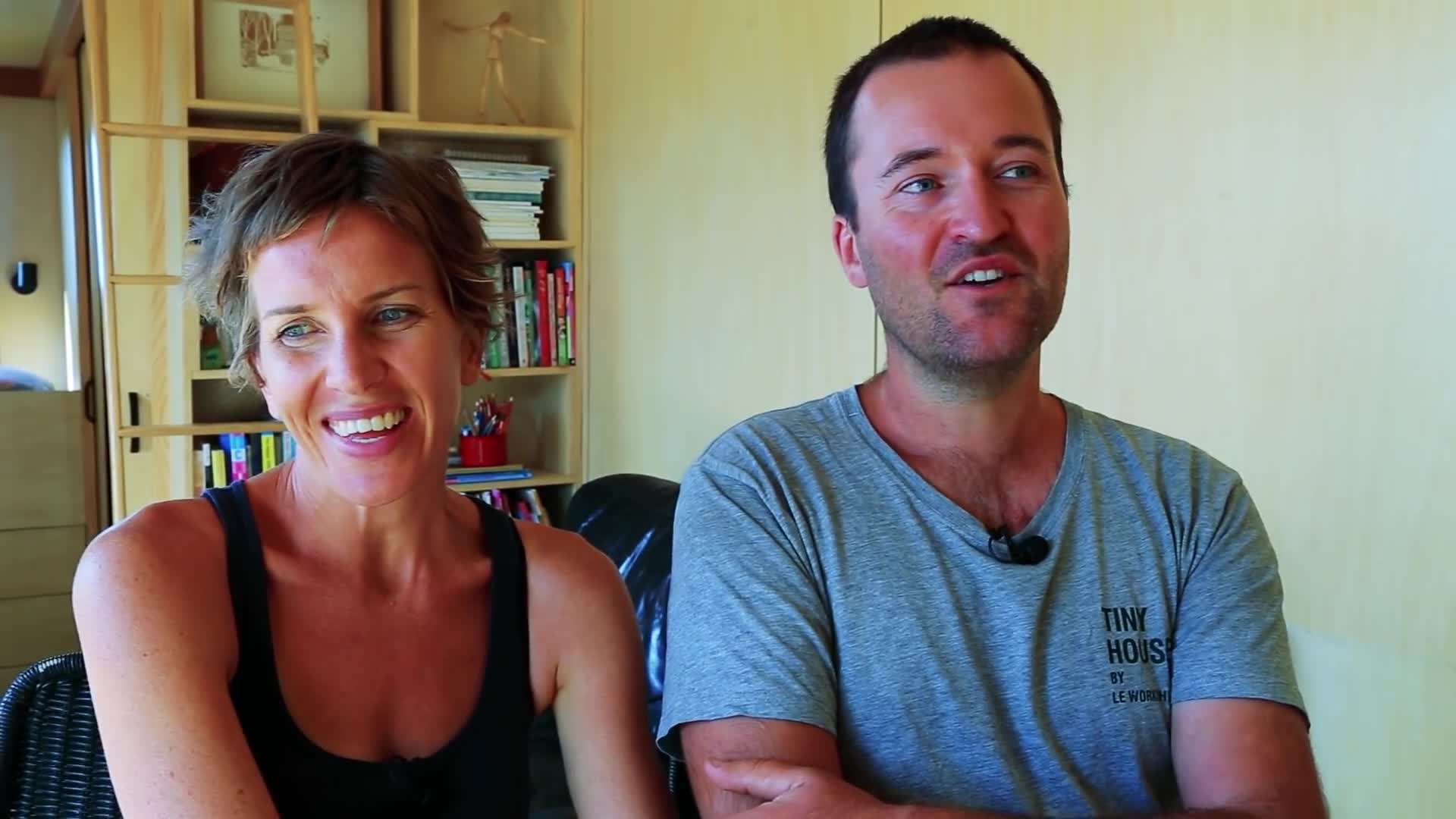 Natural elements, such as large windows, bring in ample natural light