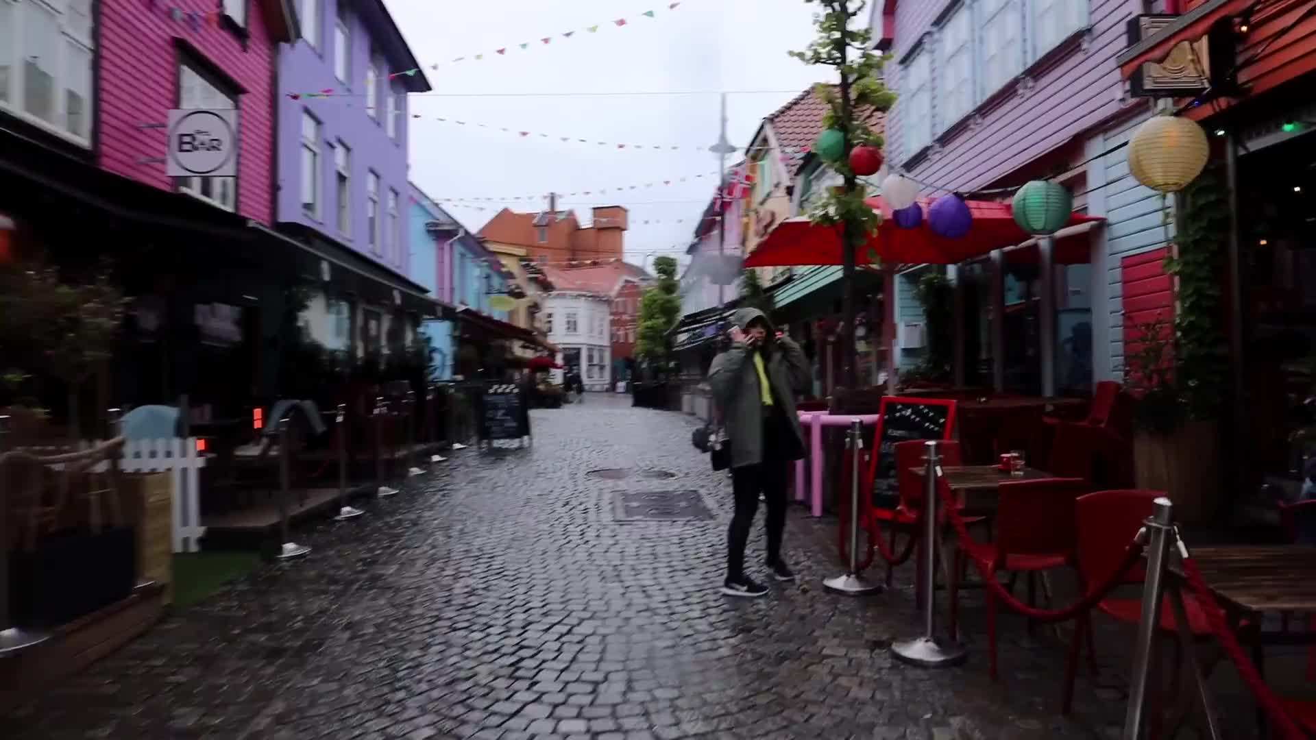 Breathtaking view from the top of Kjeragbolten