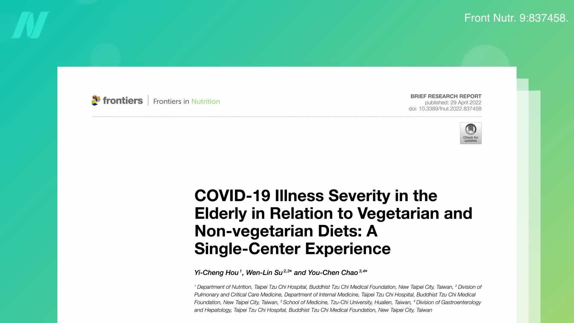 The Impact of Diet on COVID-19