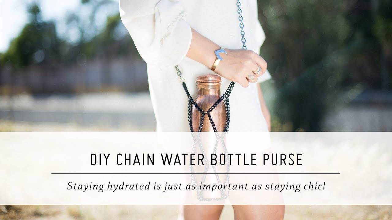 DIY Chain Water Bottle Purse | Style and Accessory Tutorial