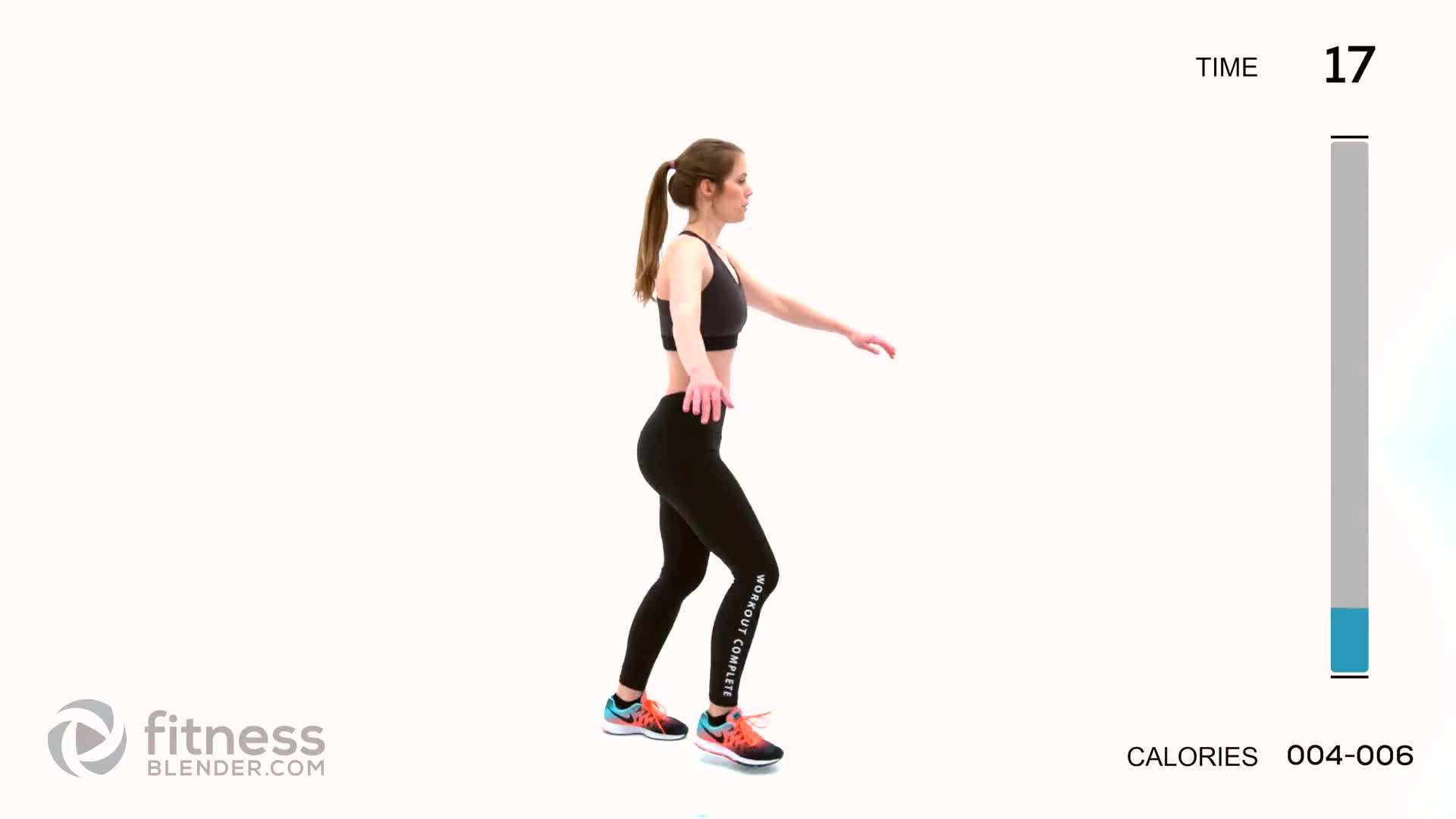 Demonstration of an energy-boosting exercise