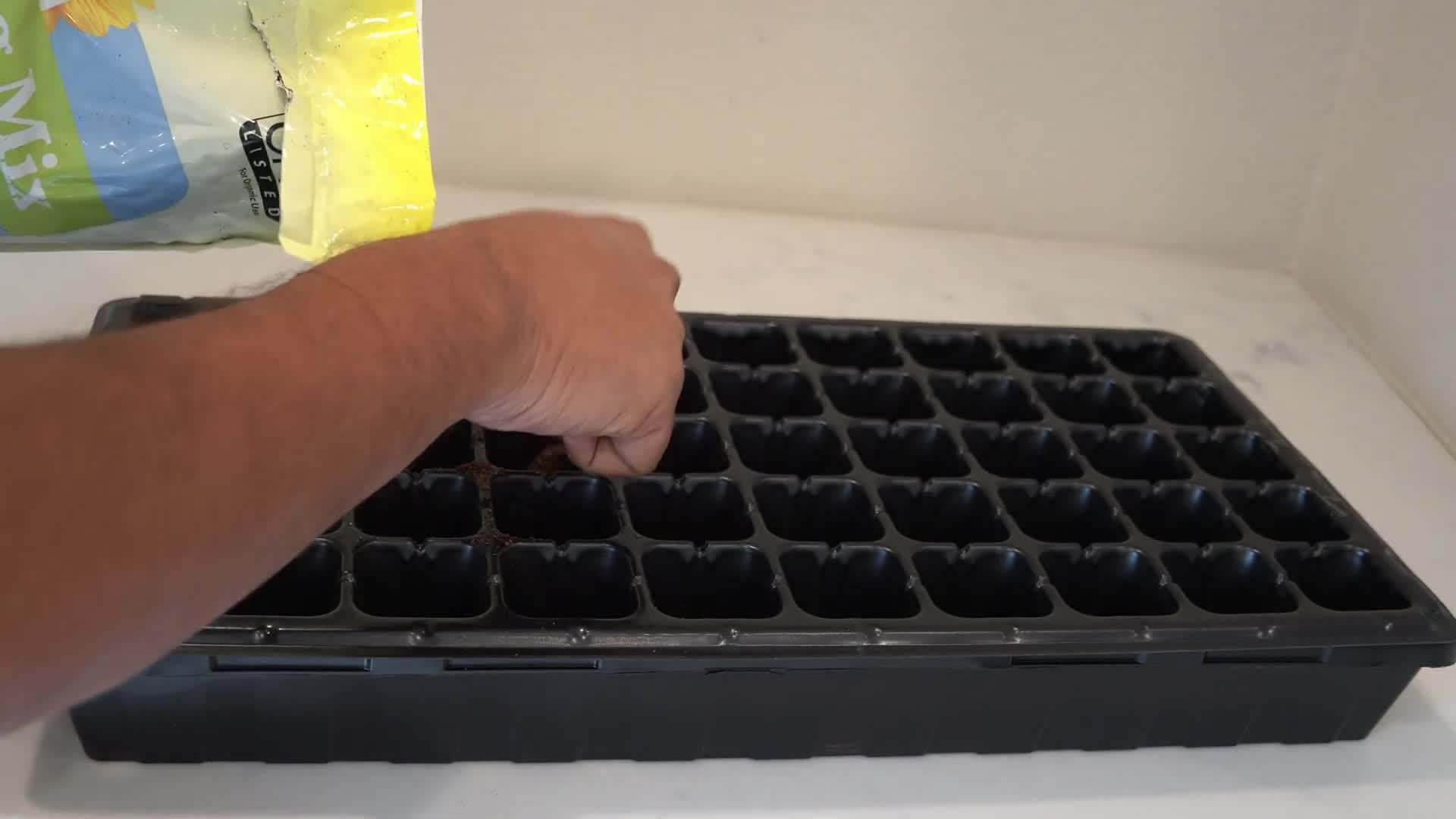 Ingredients for DIY seed starting mix