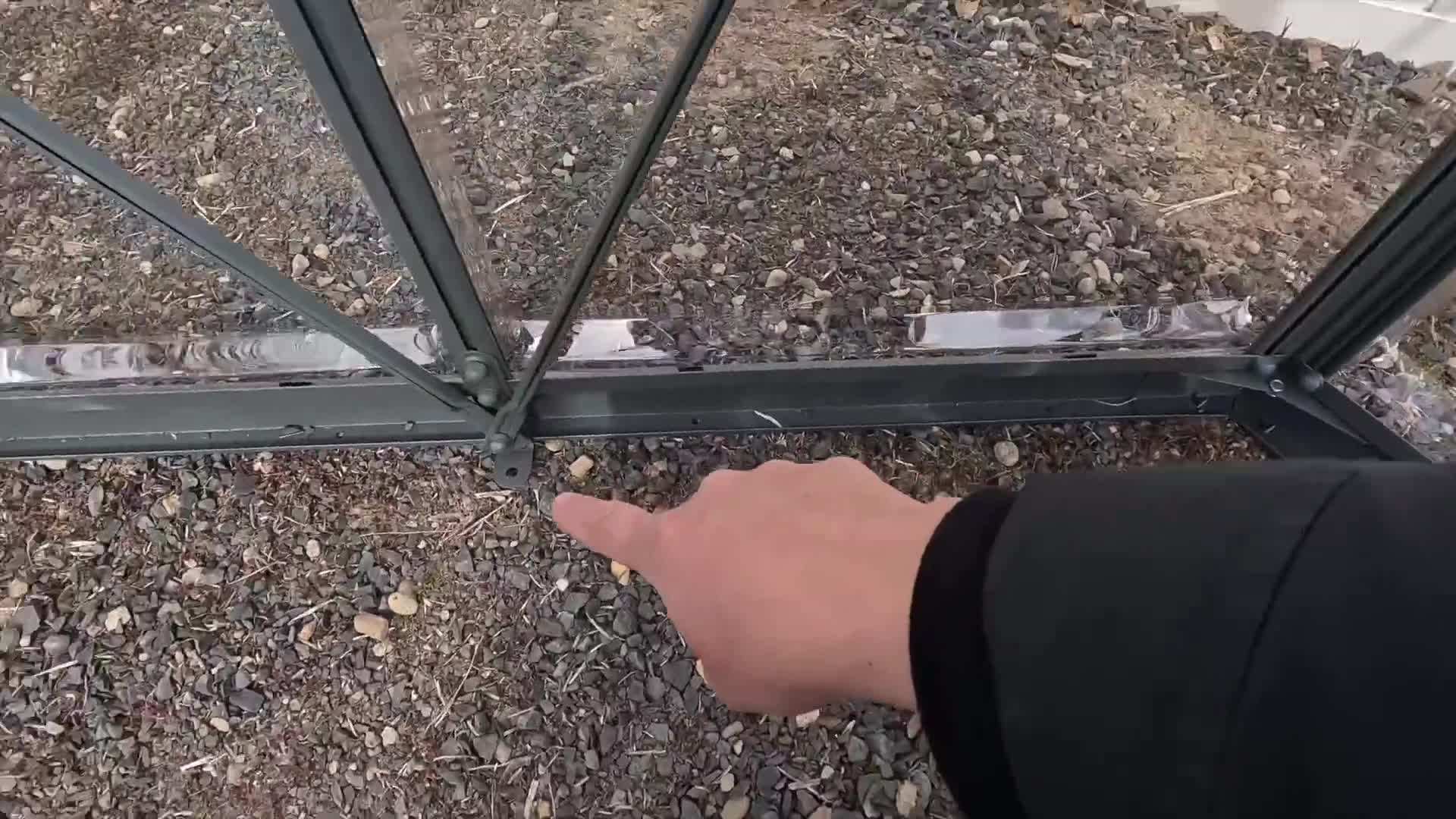 Cozy Greenhouse with String Lights