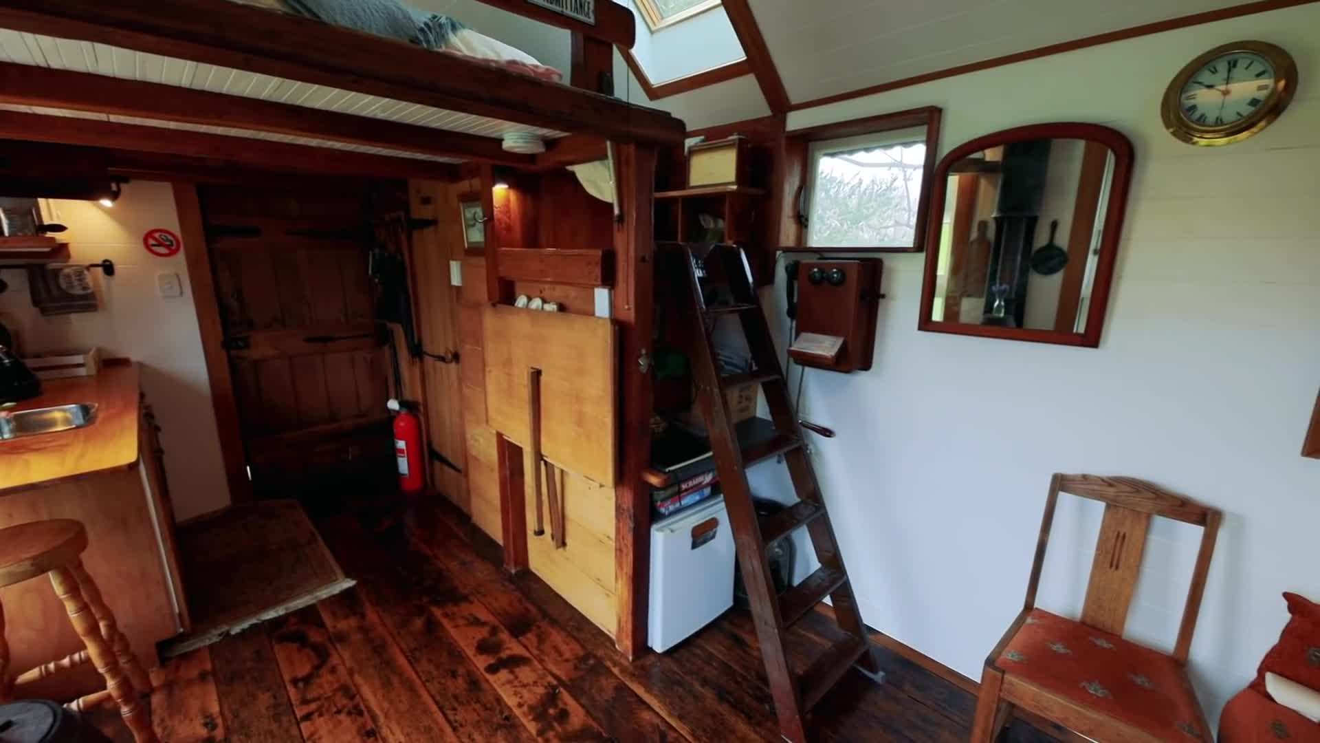 Incorporating Vintage Furniture in a Colonial Cottage Style Tiny House