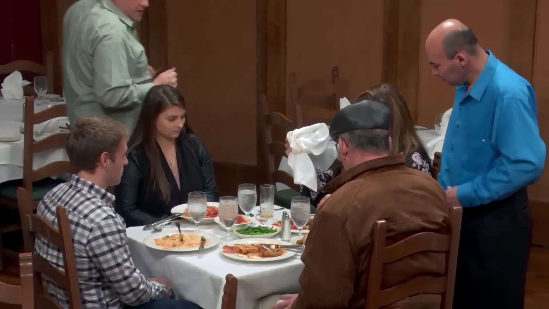 Gordon Ramsay disguised as a delivery truck driver