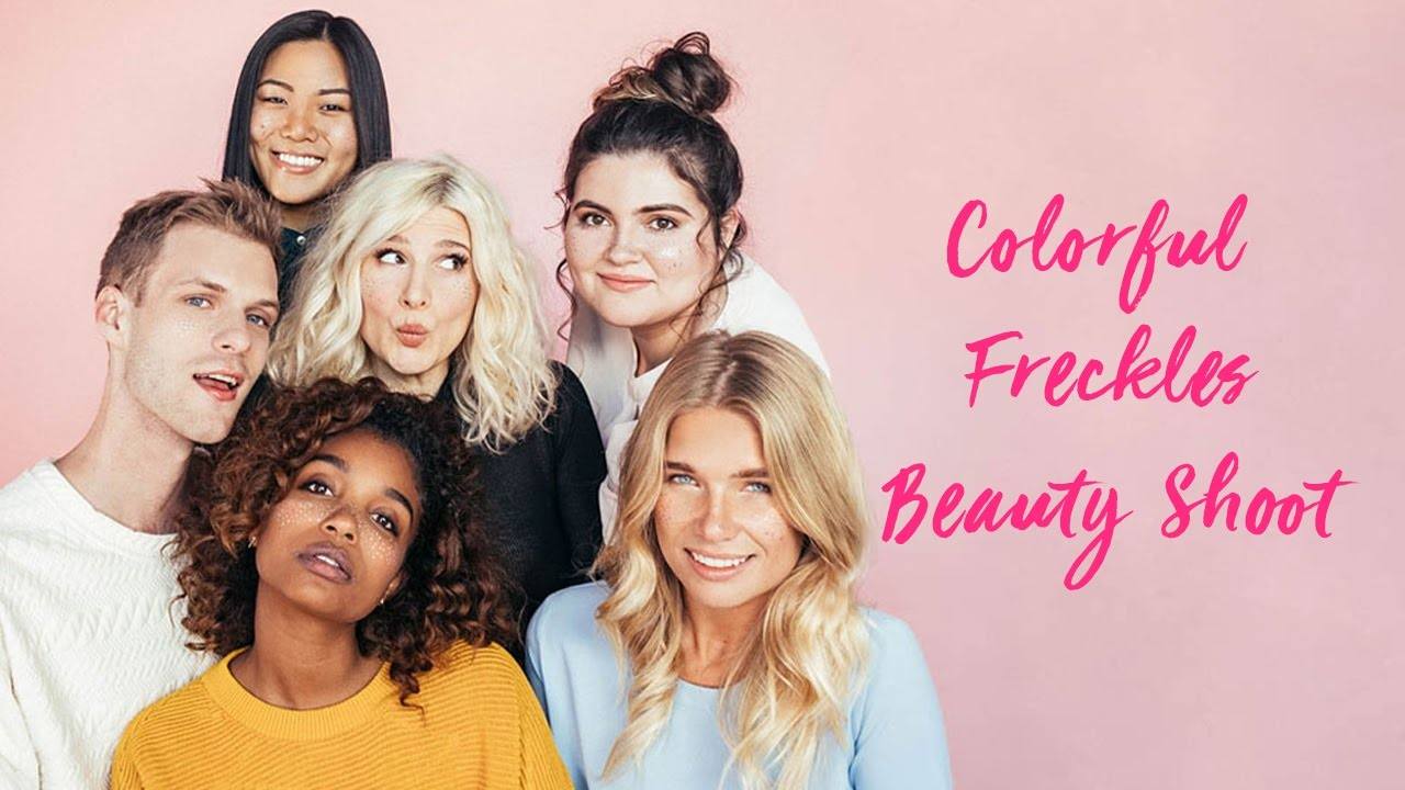 Metallic Freckles and Diverse Models: Embracing Individuality and Sparkling Beauty