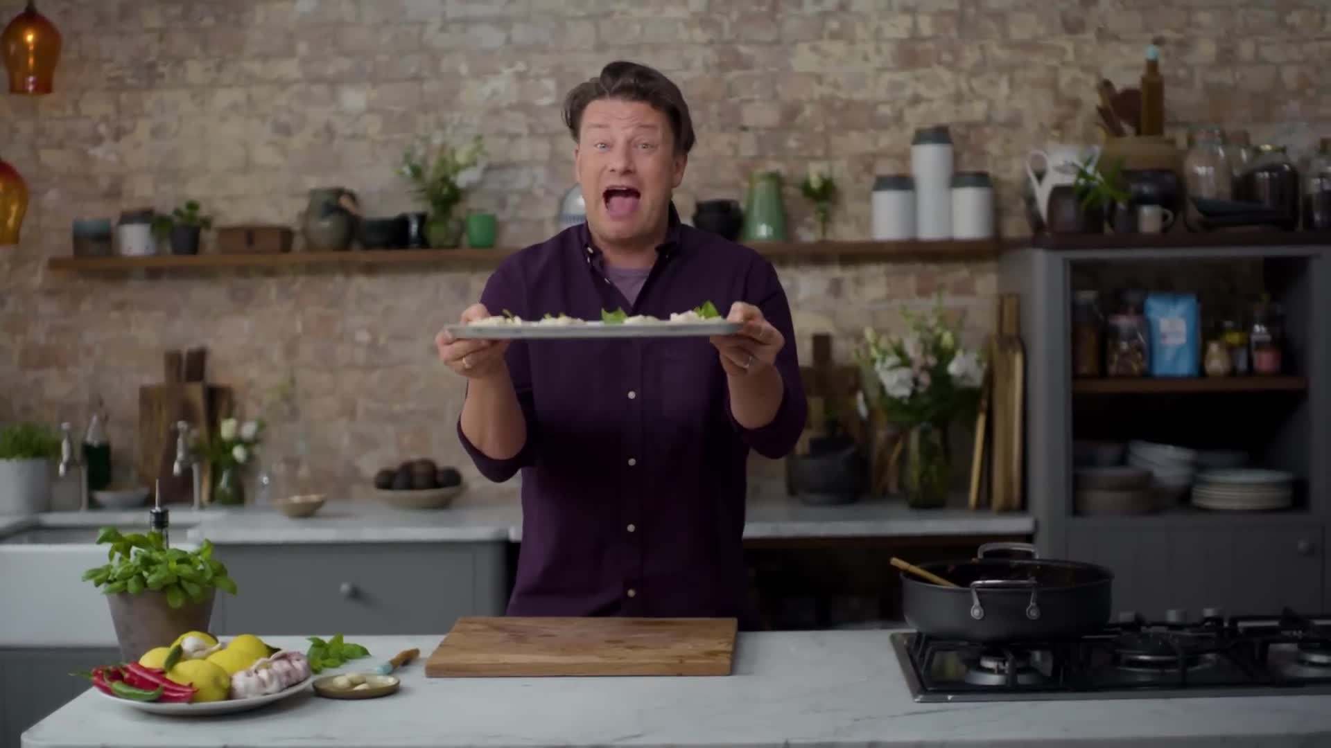 Crispy and spongy cheat's mushroom pizza fresh out of the oven