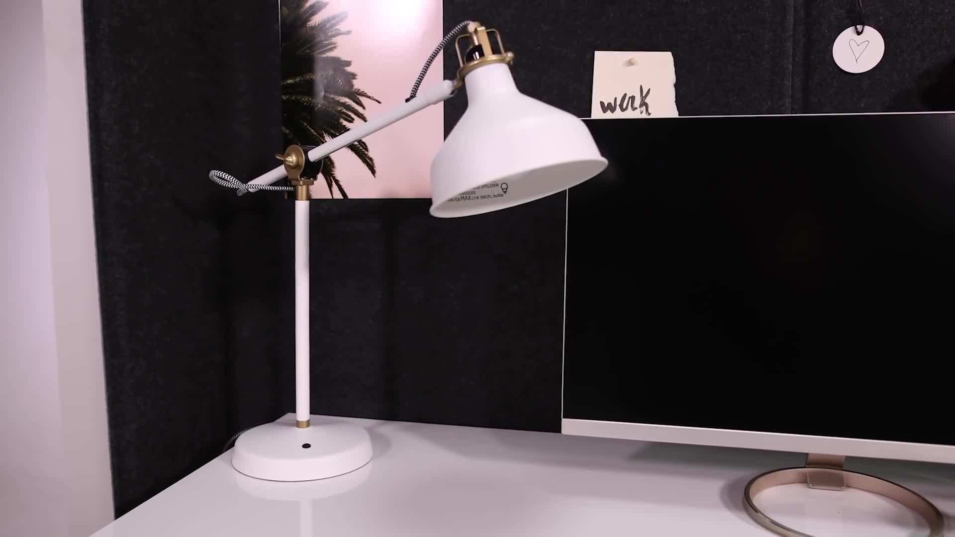 Wall-mounted shelves and hanging organizers maximize storage space