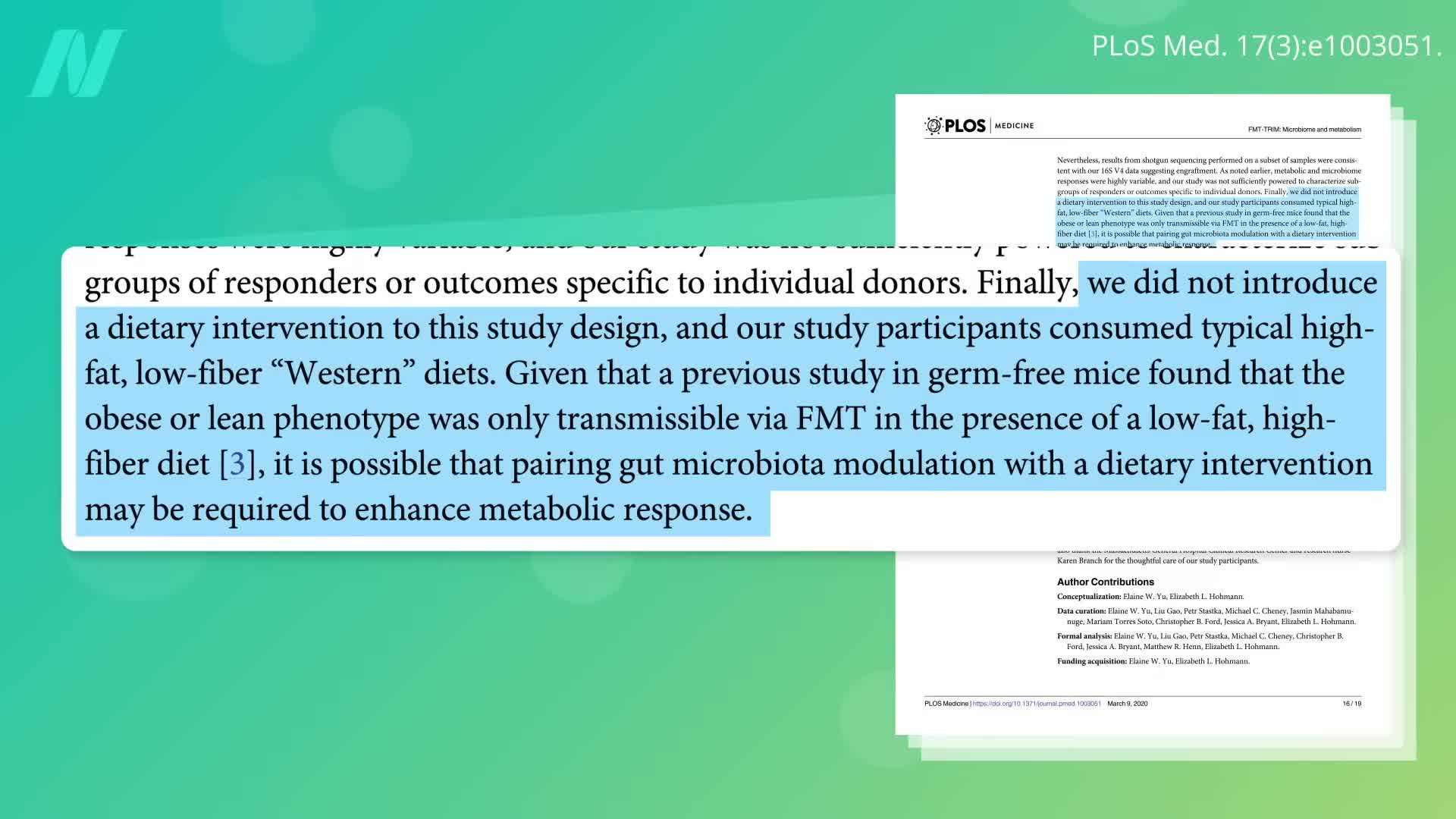 The role of the gut microbiome in healthy aging