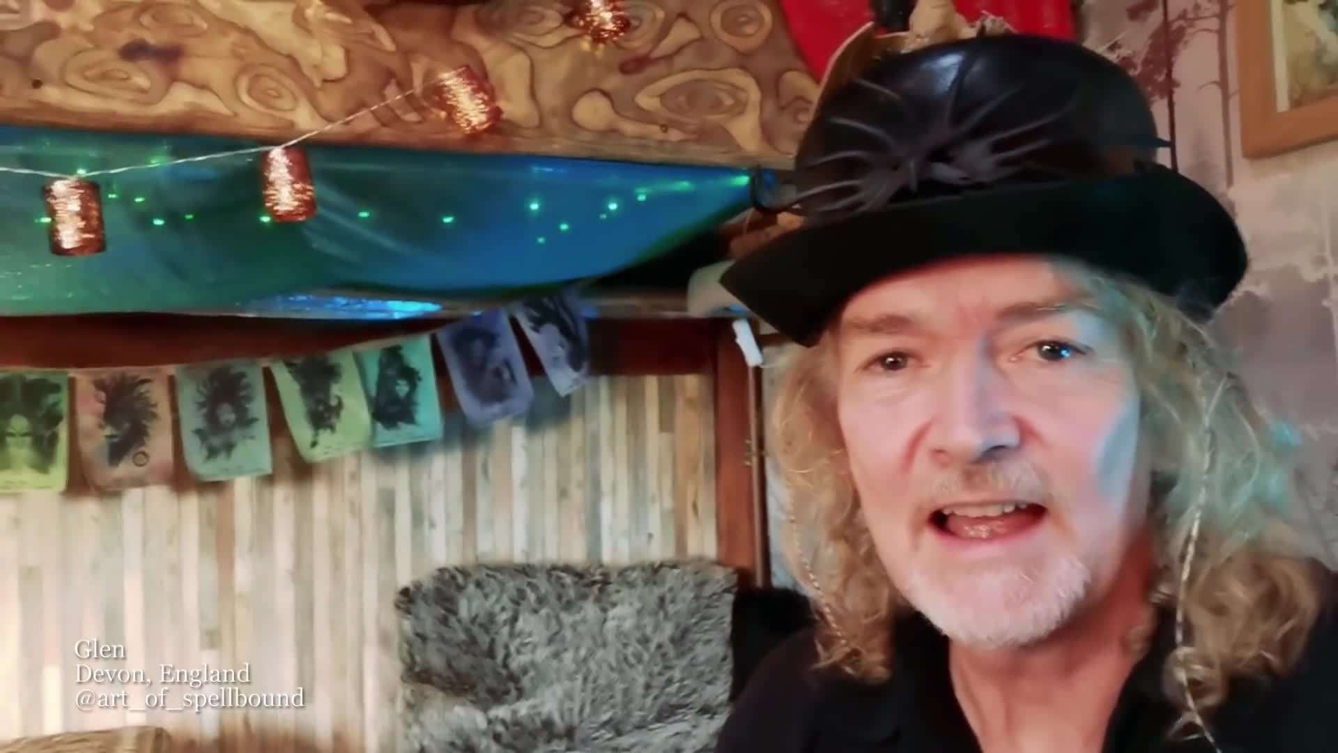 Ornaments hanging from the ceiling