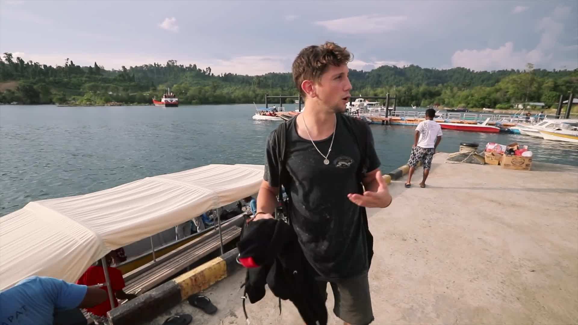 Underwater view of colorful coral reef in Raja Ampat
