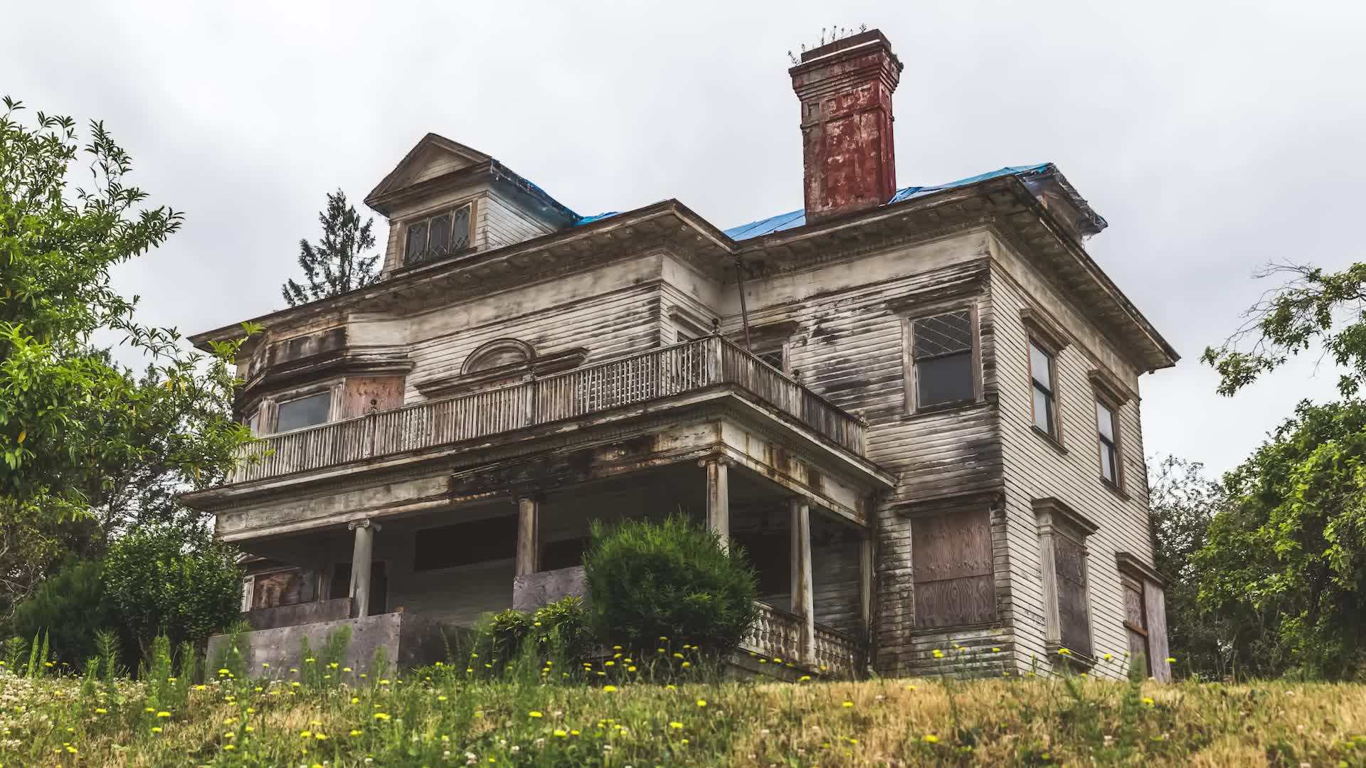 The grand hallway of the Overlook Hotel