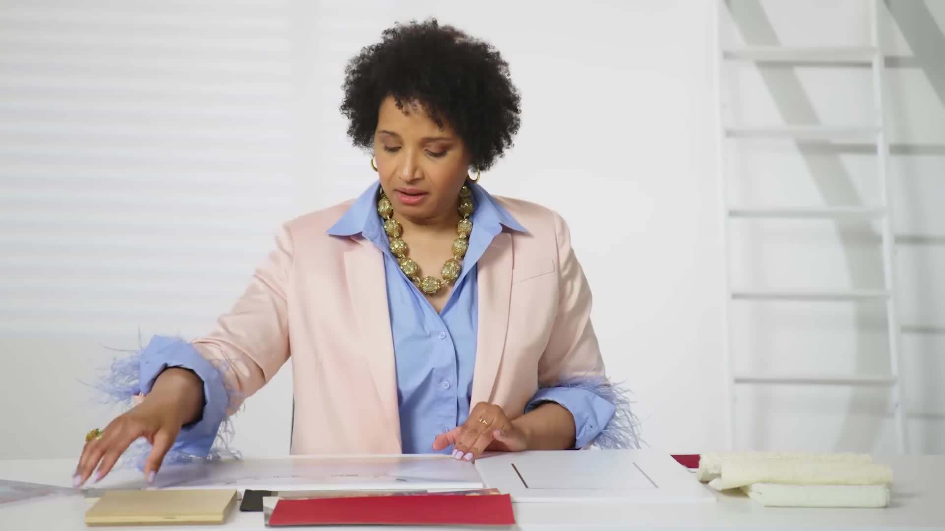 Becky Carter's sleek and modern basement party room design