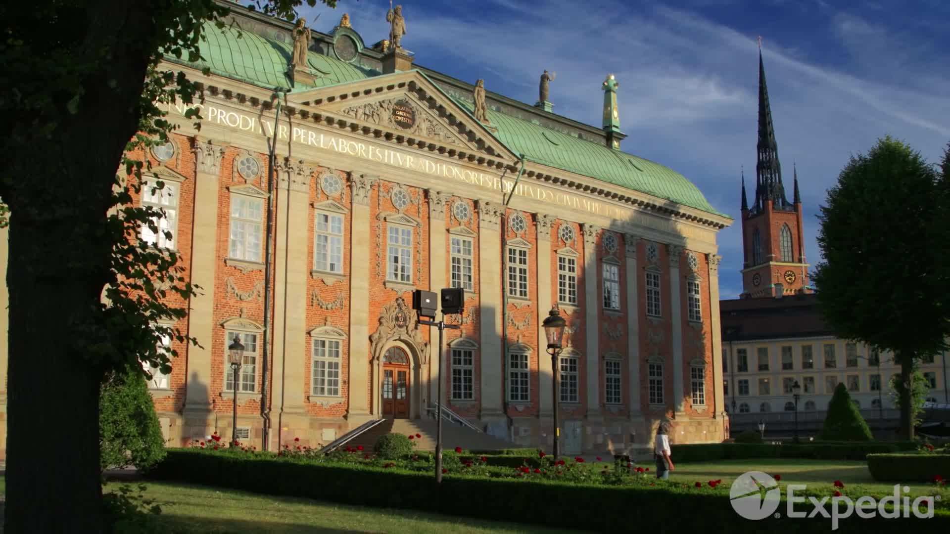 Colorful buildings in Gamla Stan