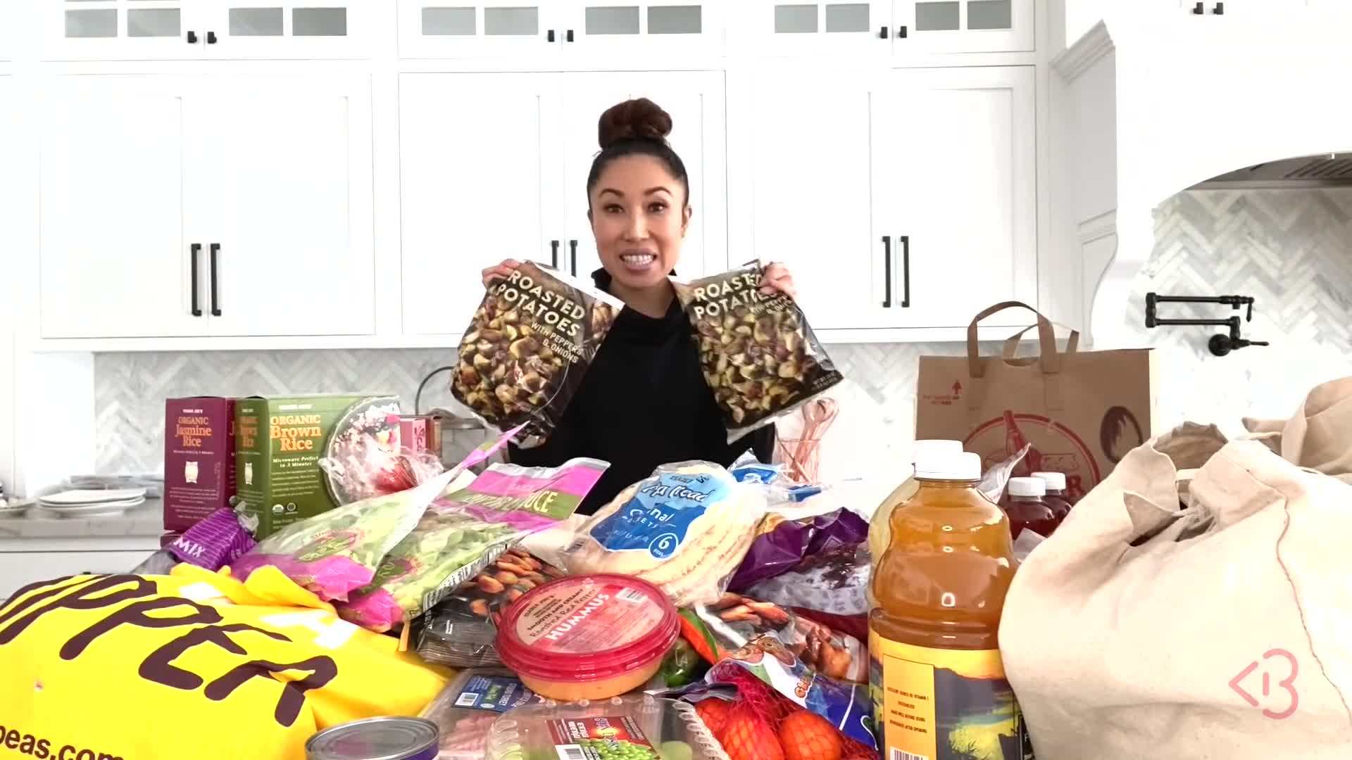 Fresh produce - apples, carrots, broccoli, spinach, bell peppers