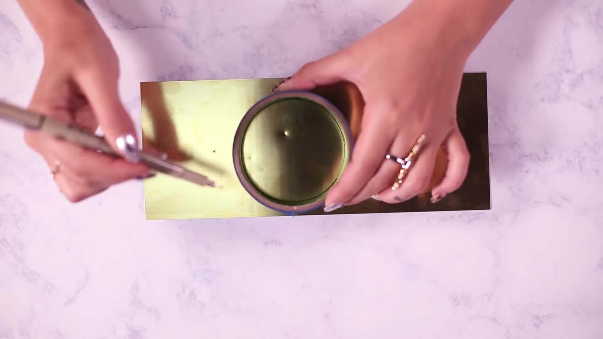 Materials for DIY Phases of the Moon Pendant