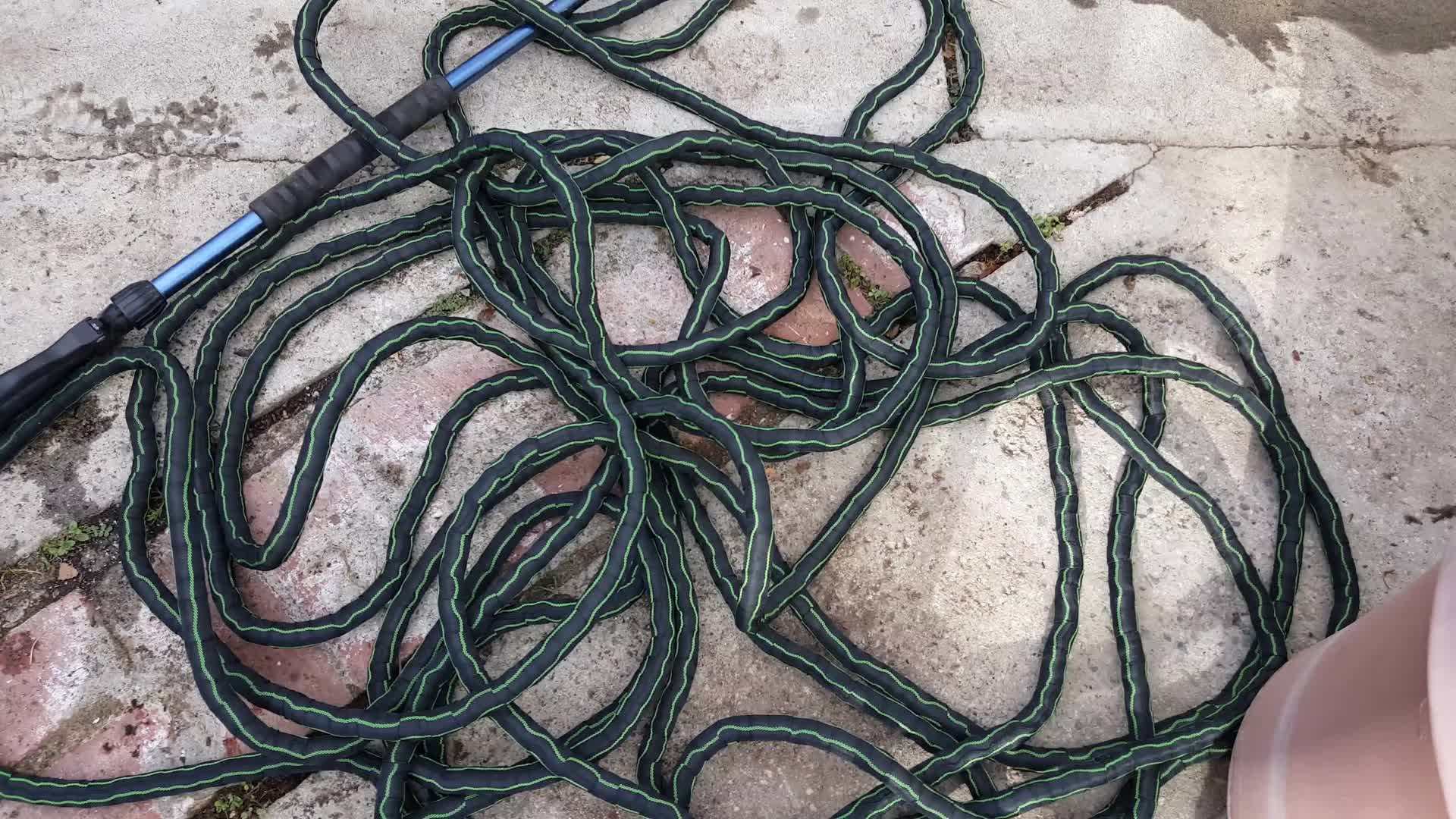 Compact Design of a Folding Garden Hose