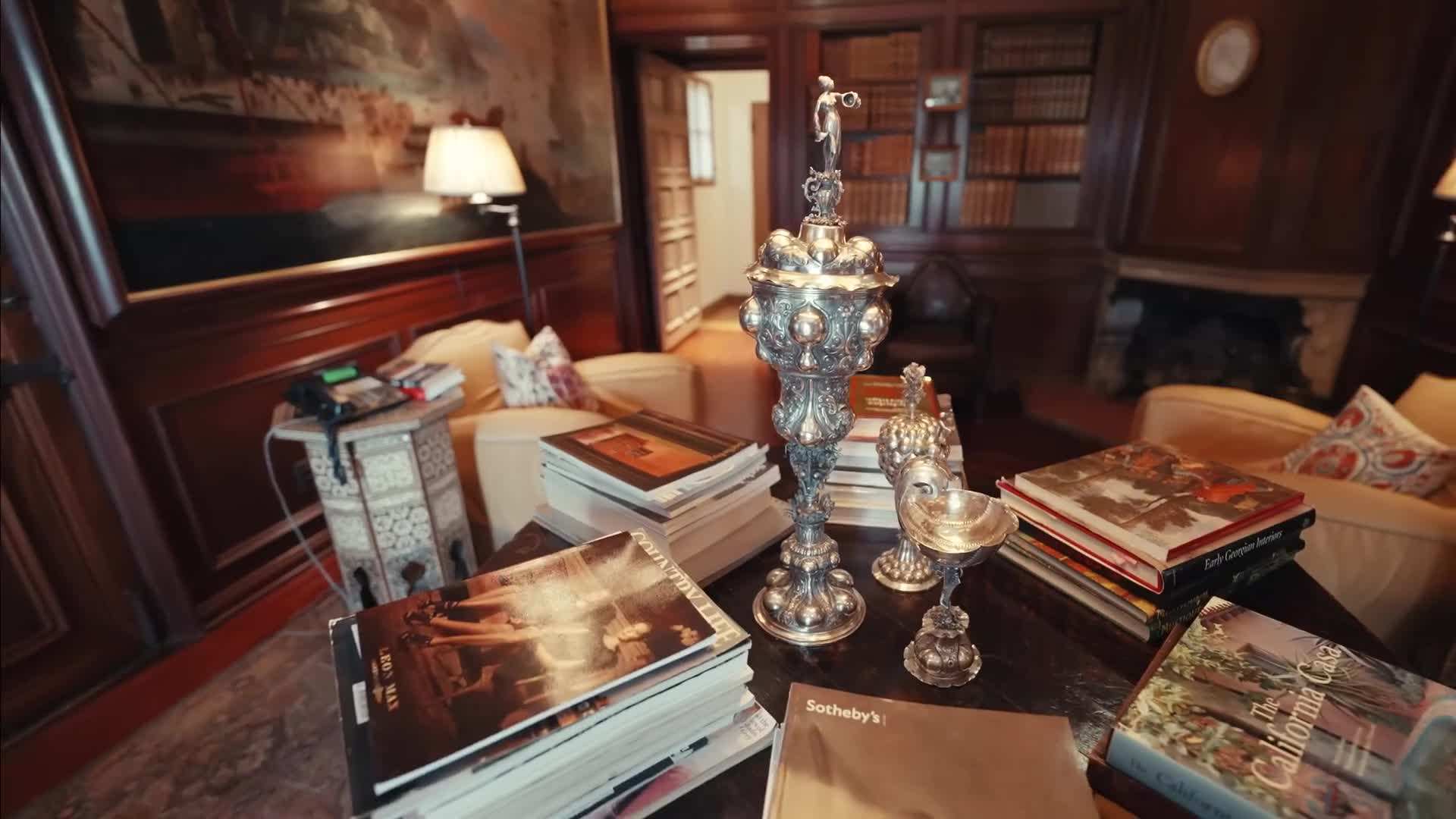 Grand Foyer with Intricate Ironwork