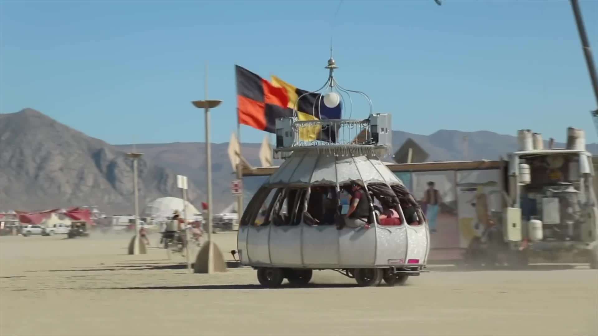 Fire performance at Renegade Man